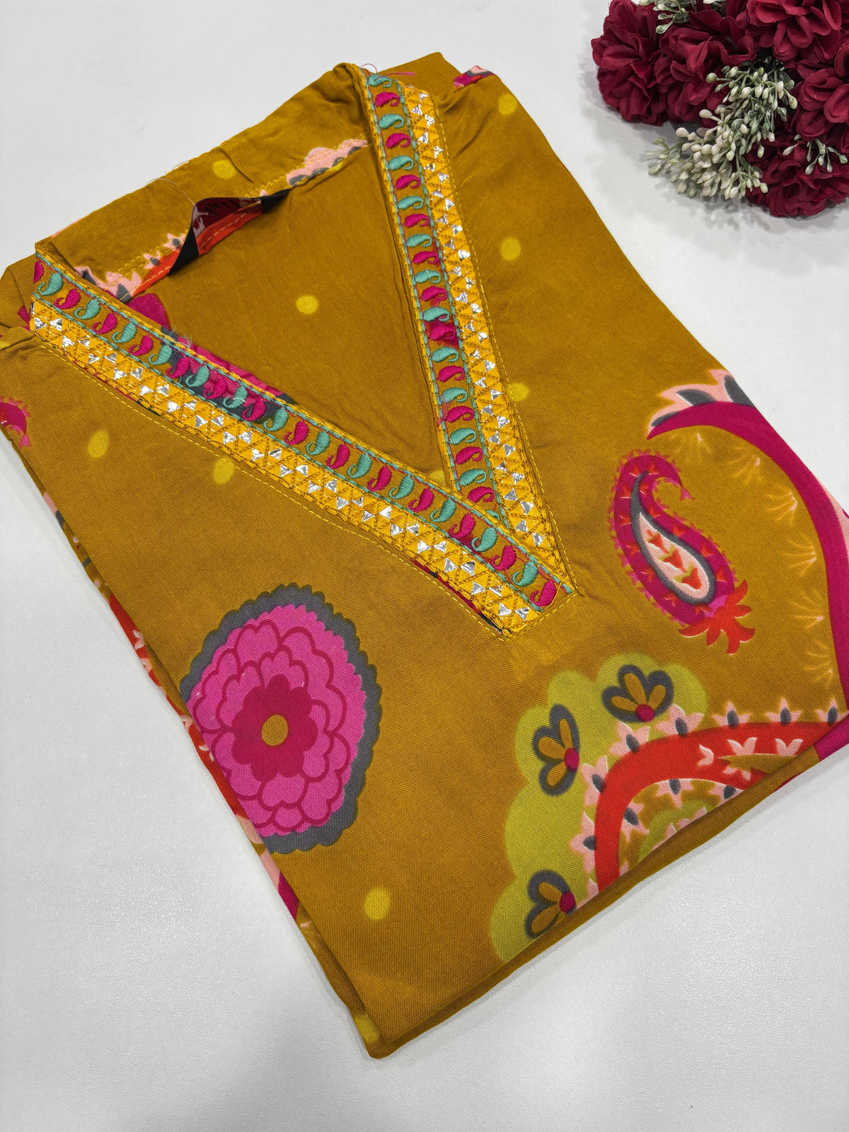 SS9333 Elegant Office Wear Rayon Kurti