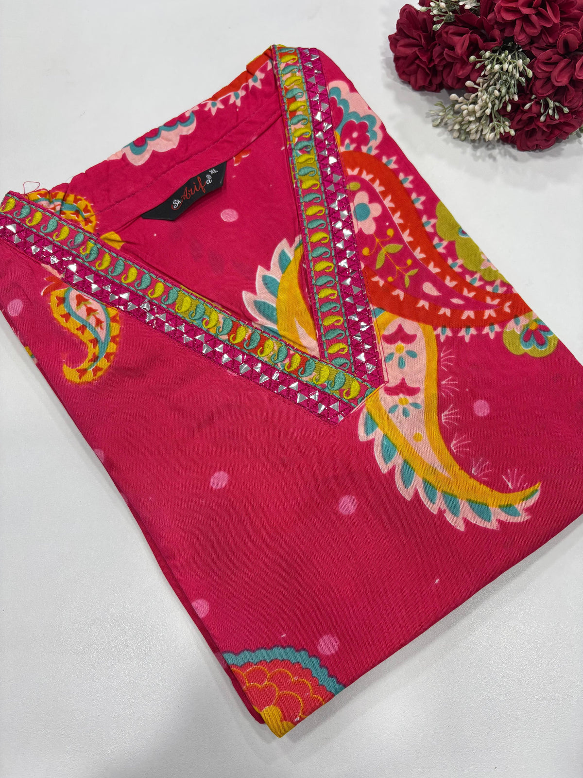 SS9334 Elegant Office Wear Rayon Kurti