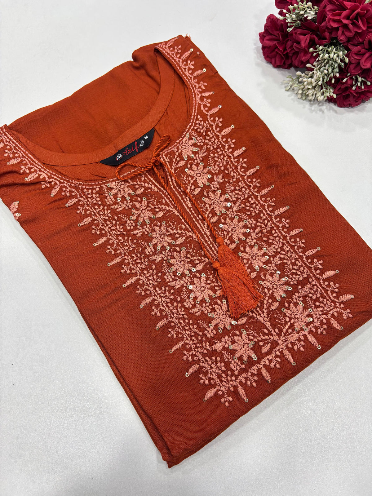 SS9337 Elegant Office Wear Rayon Kurti