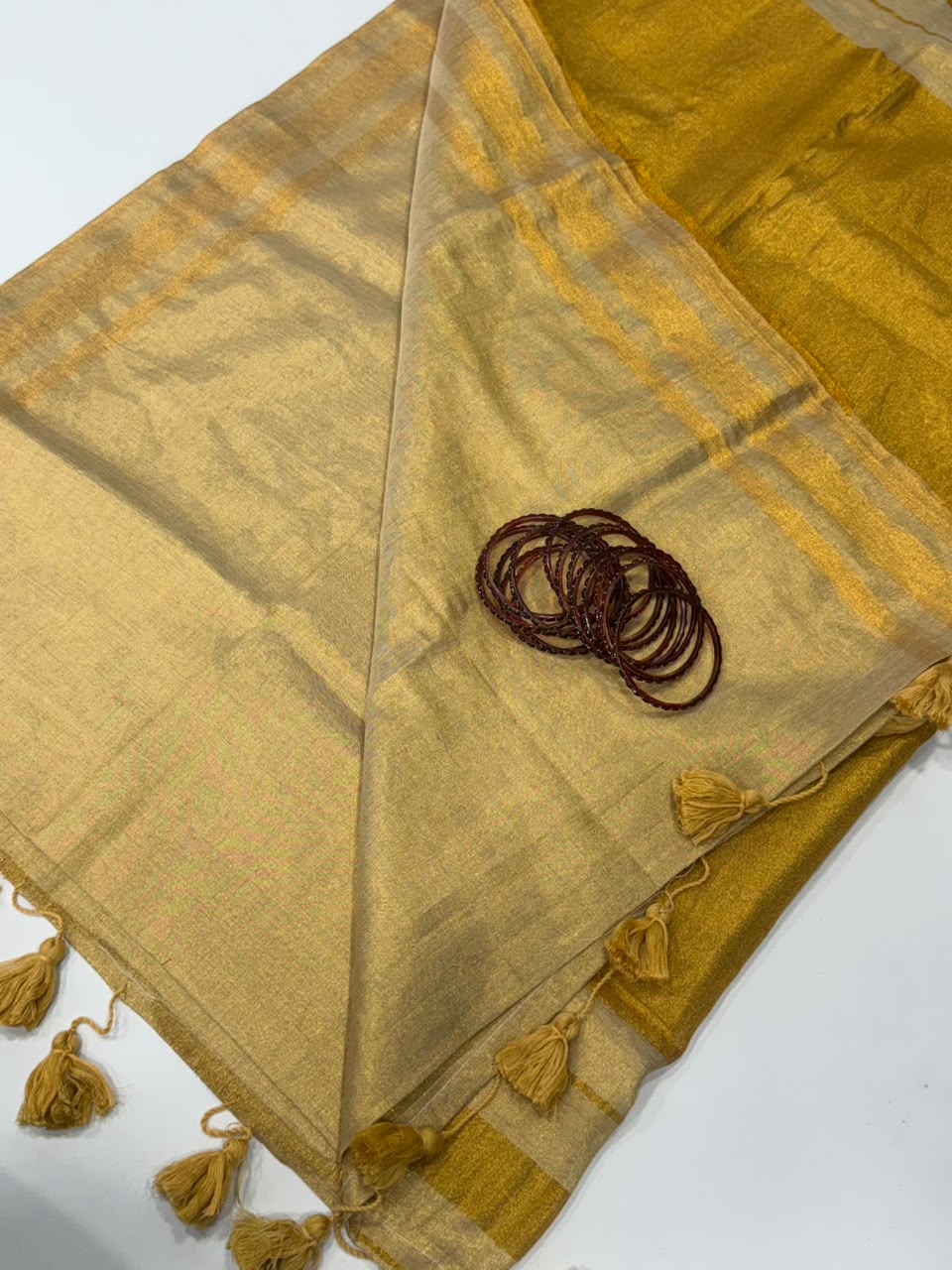 SS7717 Premium Kerala Style Tissue Saree