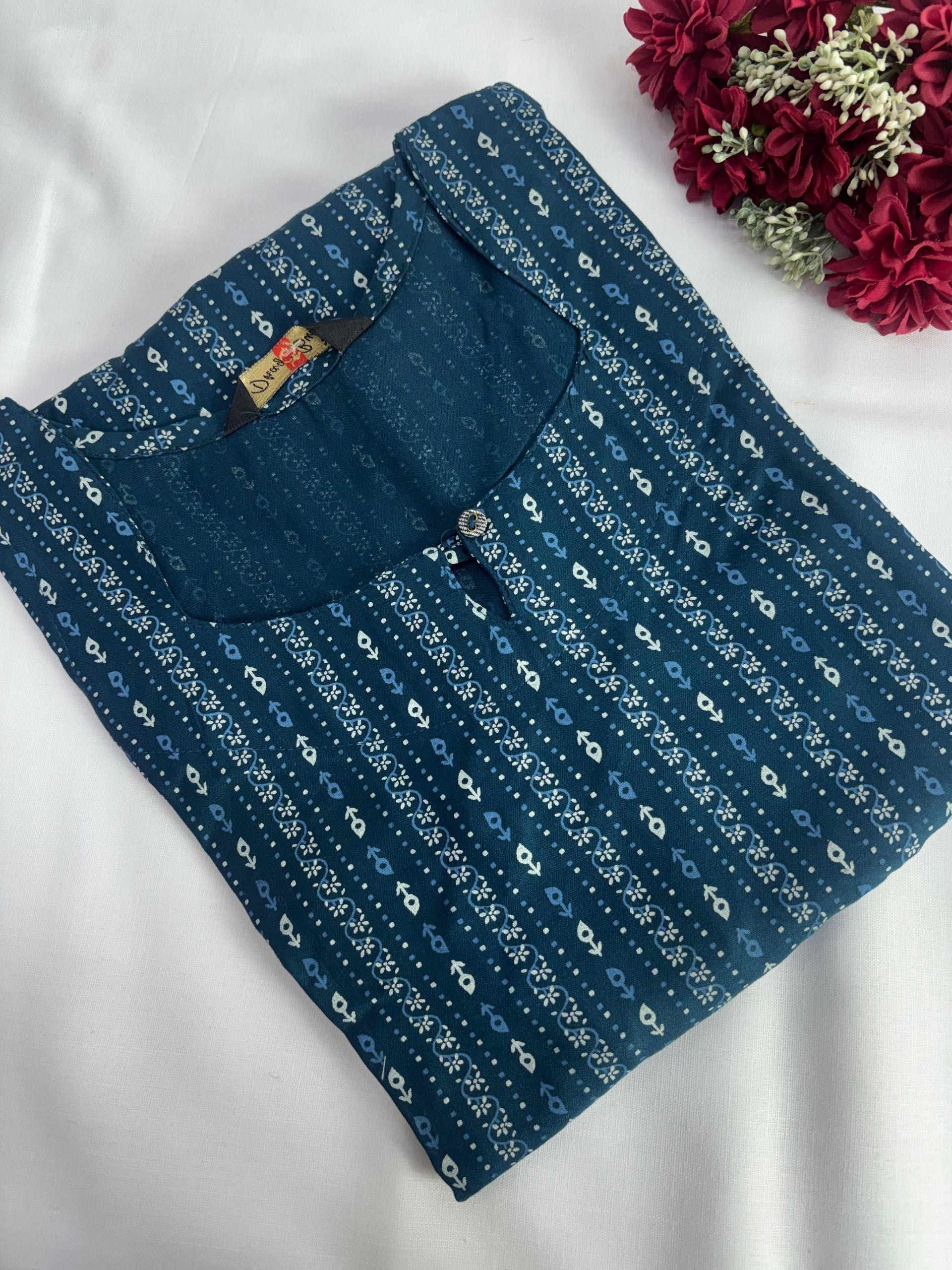 Regular Wear Side Open Kurti 8