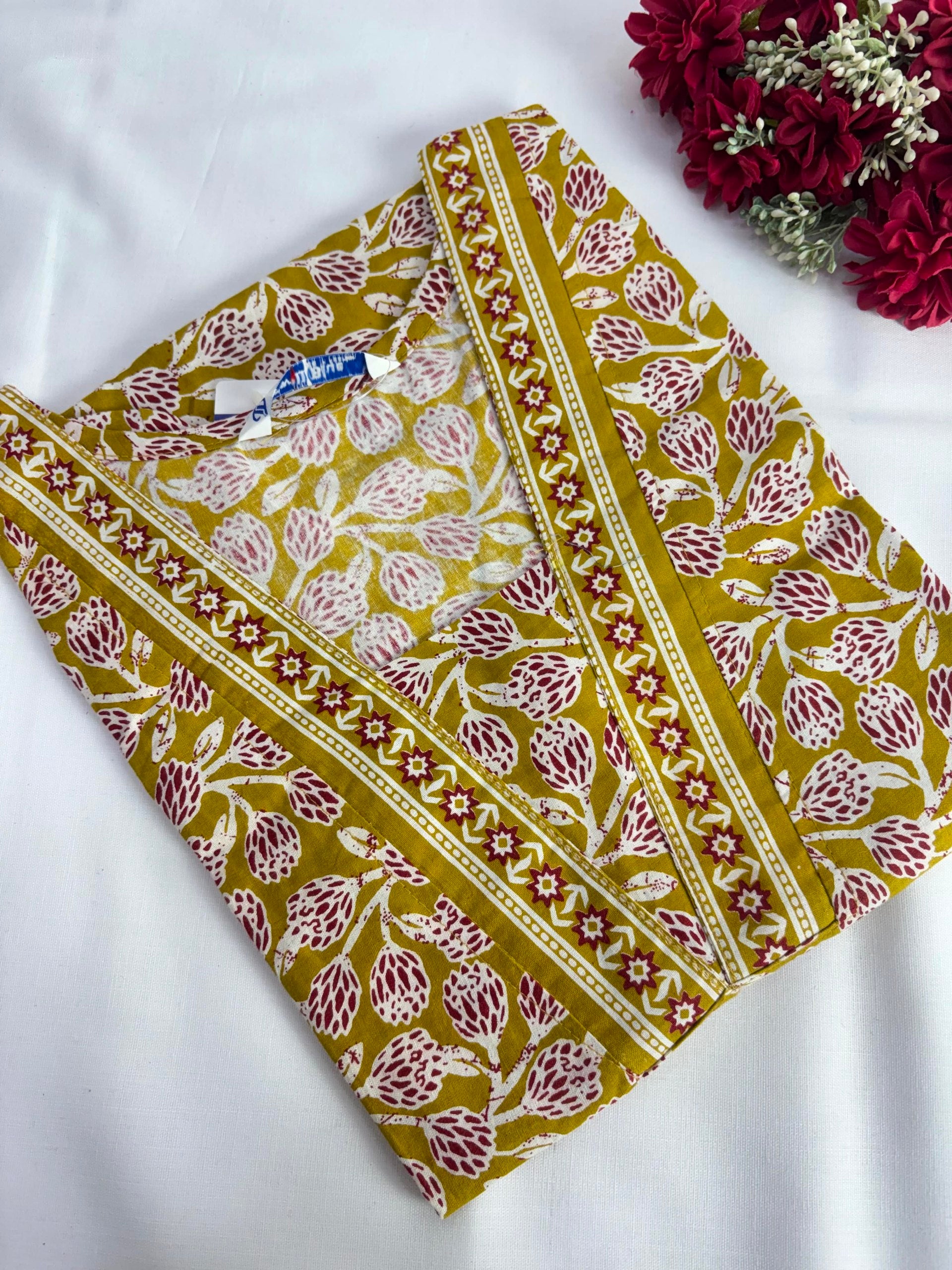 Kalamkari printed cotton kurti 2