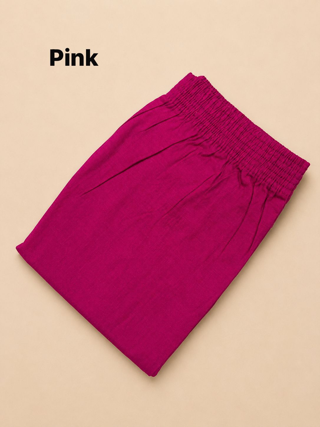 Straight Fit Stretchable Pant - PINK