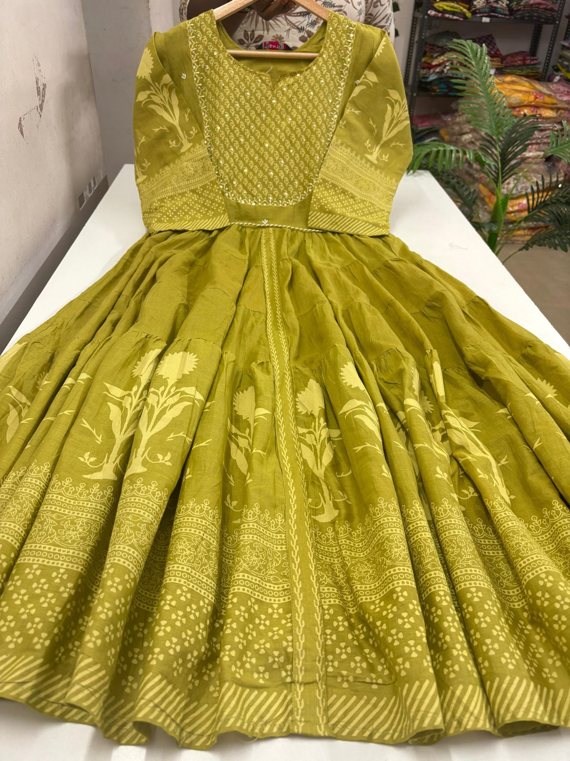 Kalamkari Style Mul Cotton Max