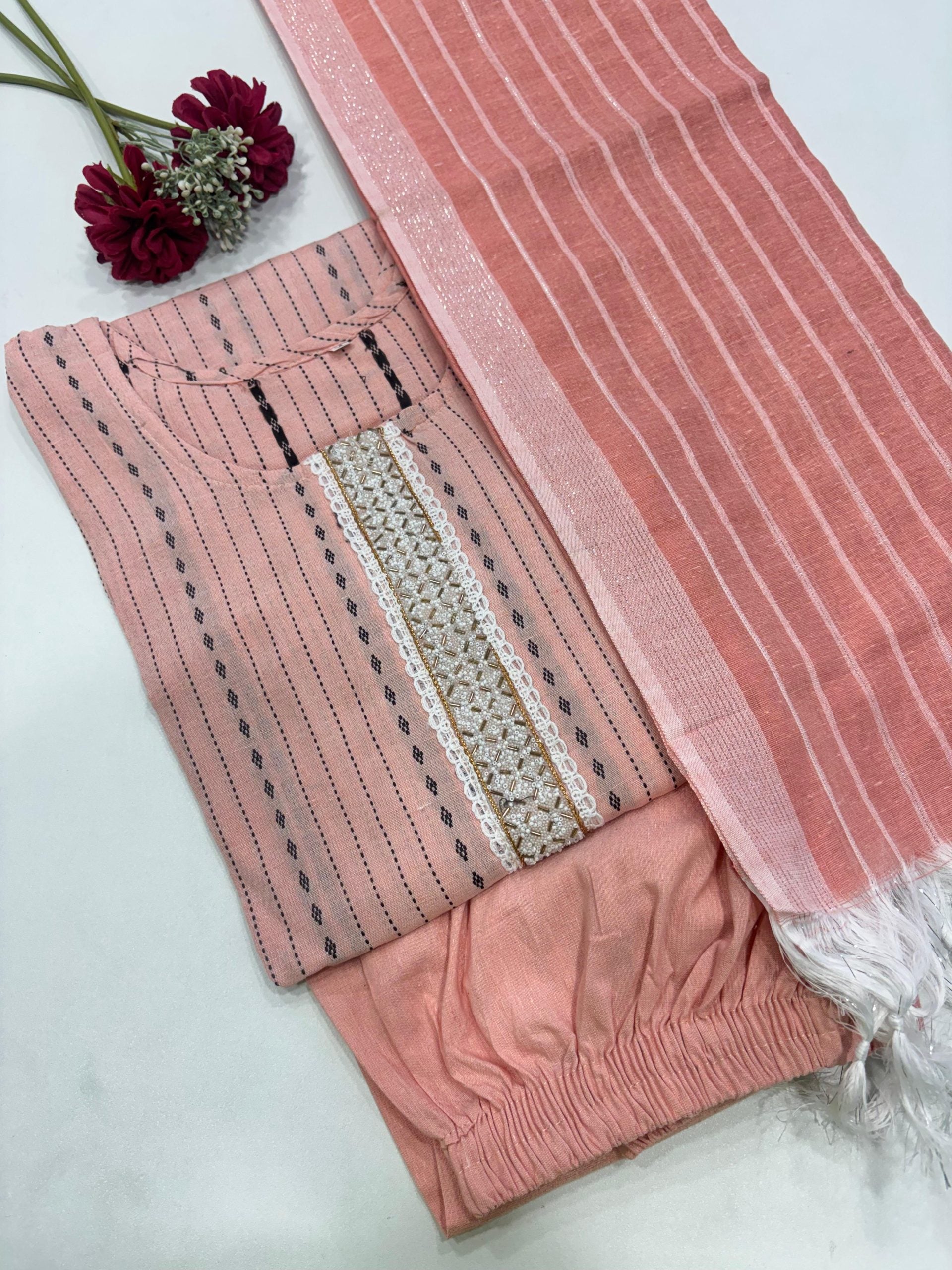 Handloom Cotton Salwar Set