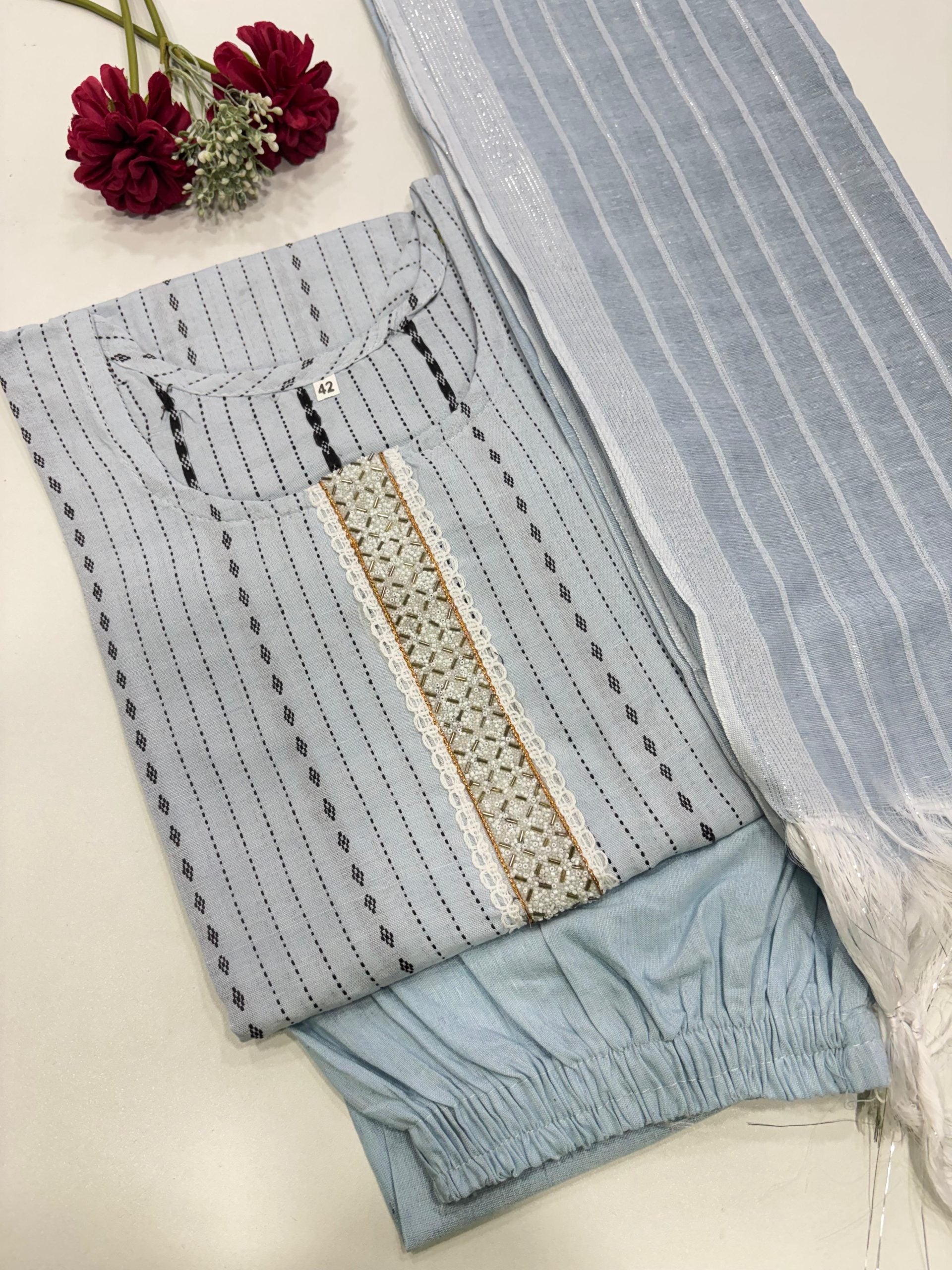 Handloom Cotton Salwar Set
