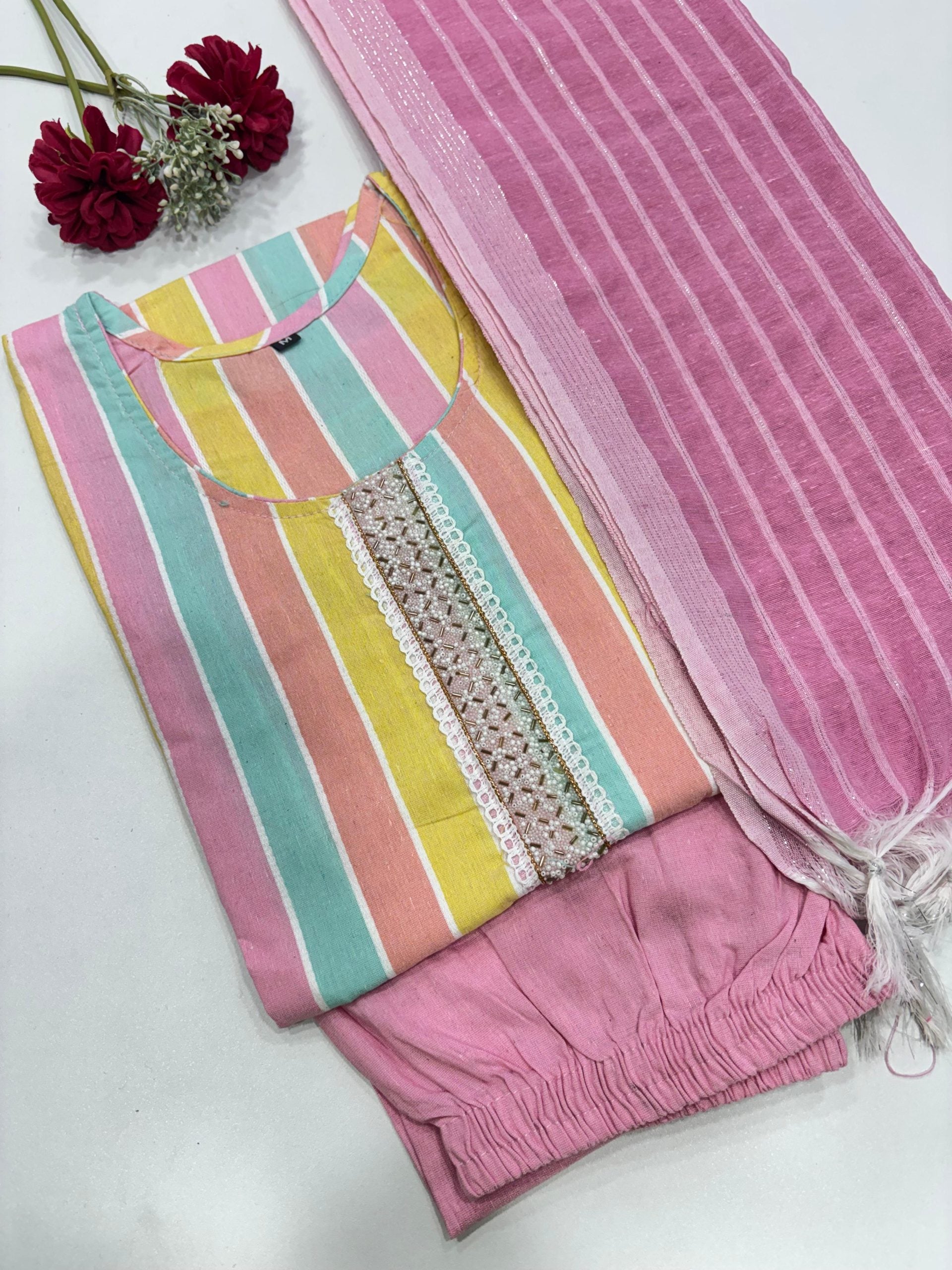 Handloom Cotton Salwar Set