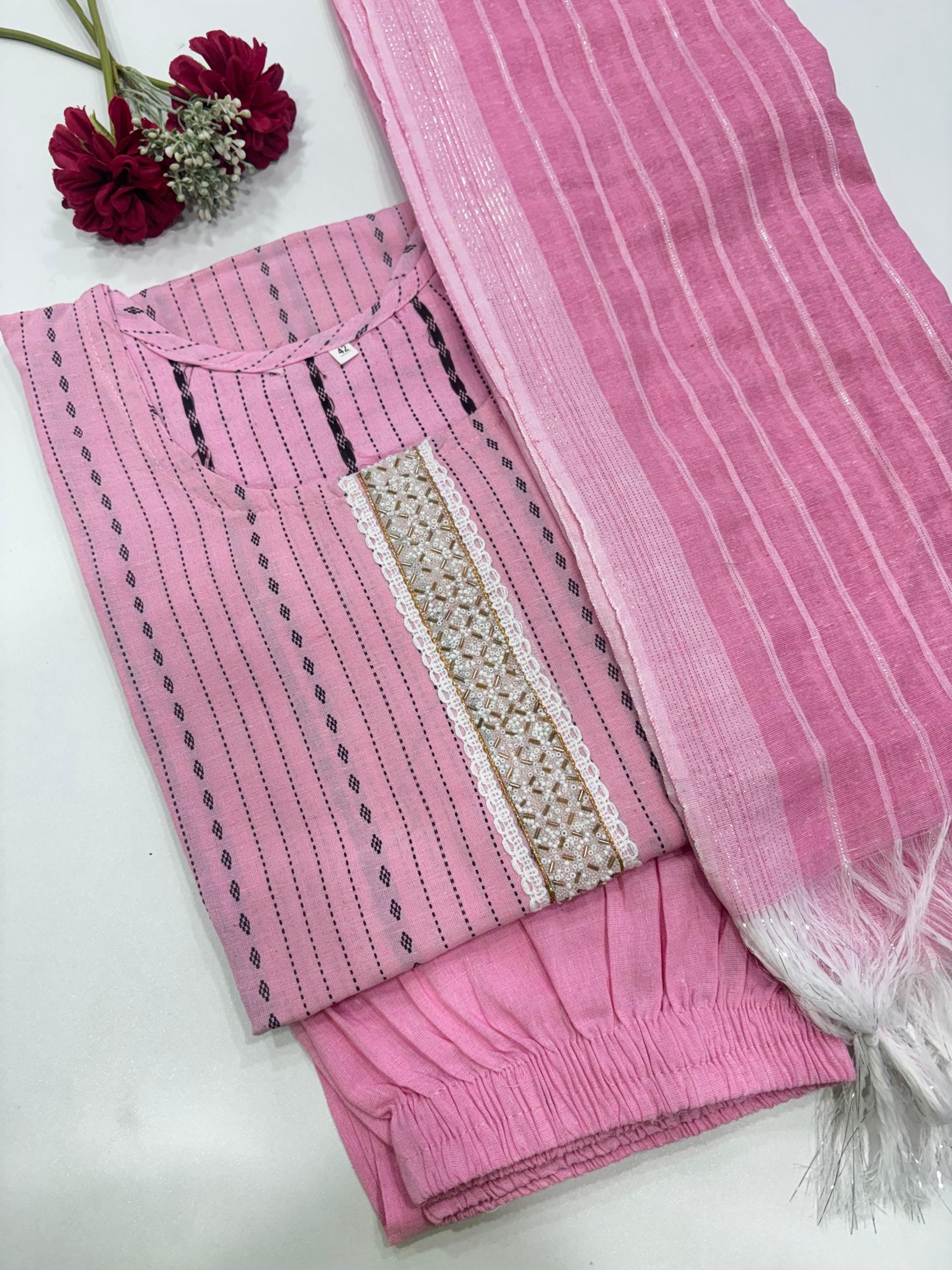 Handloom Cotton Salwar Set