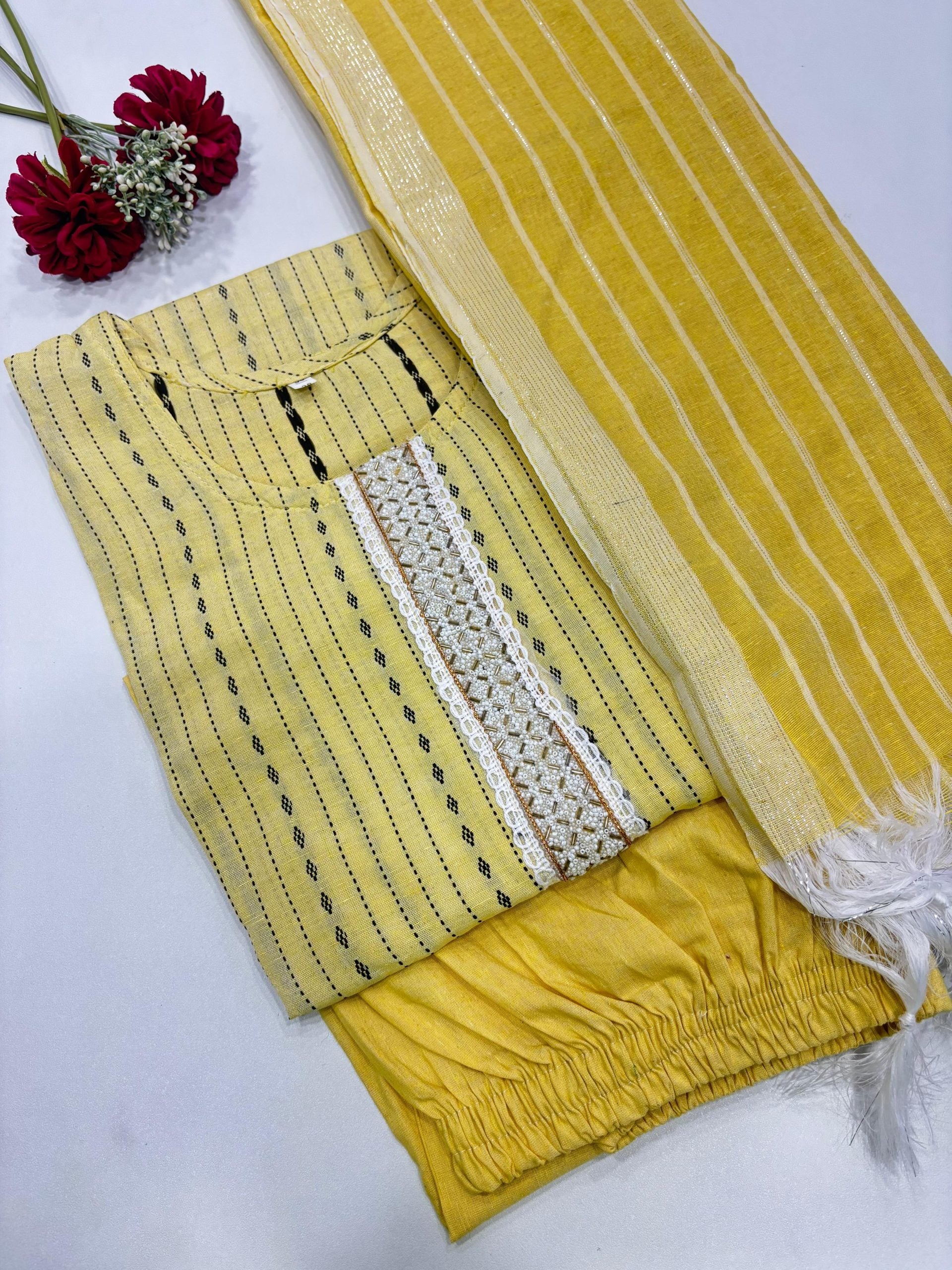 Handloom Cotton Salwar Set