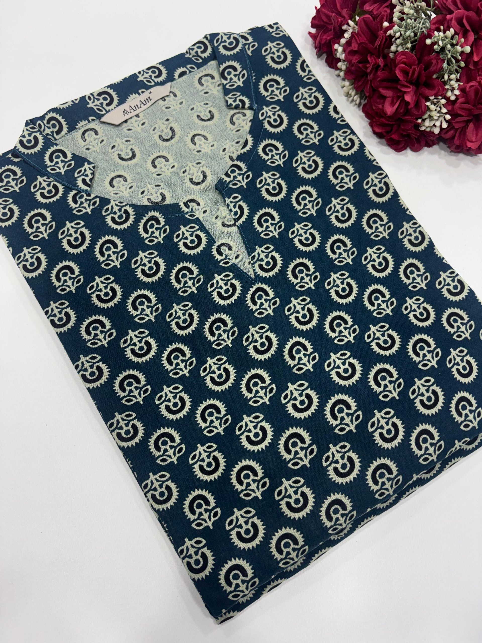 Office Wear Side Open Kurti