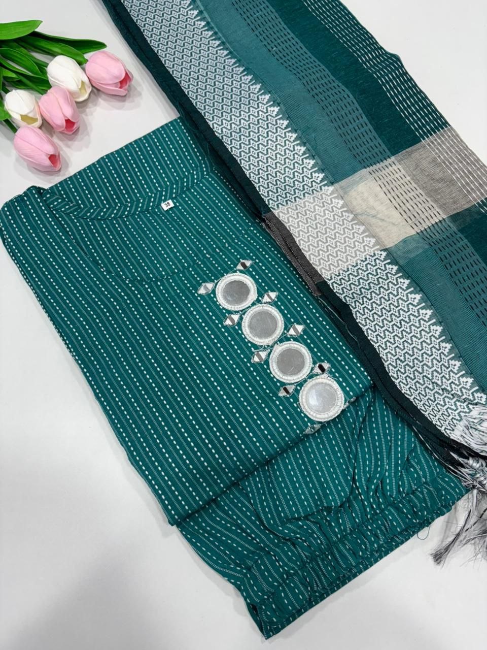 SS6229 Handloom Cotton Salwar Set