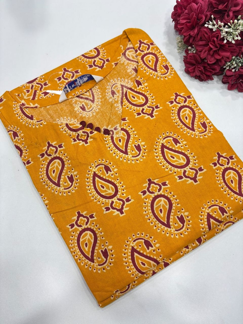 SS6289 Kalamkari Printed Cotton Kurti