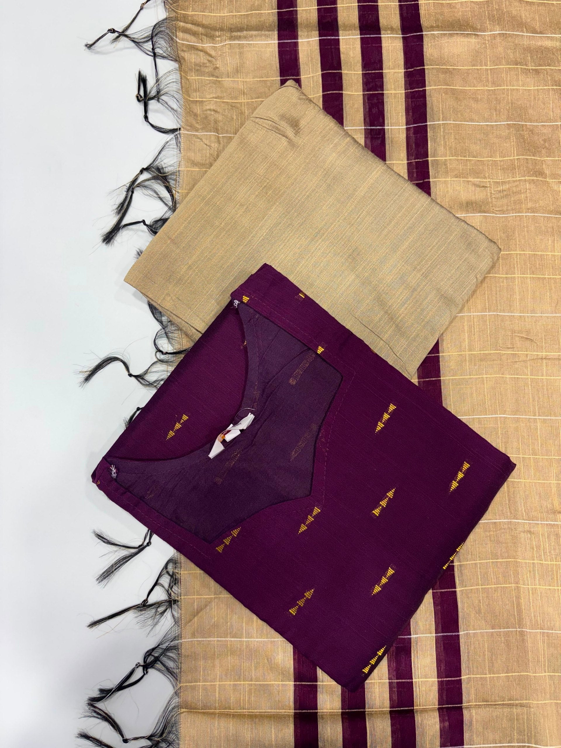 SS6501 Raw Silk Salwar Set