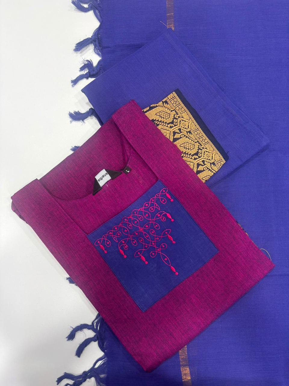SS6547 Premium Handloom Cotton Salwar Set