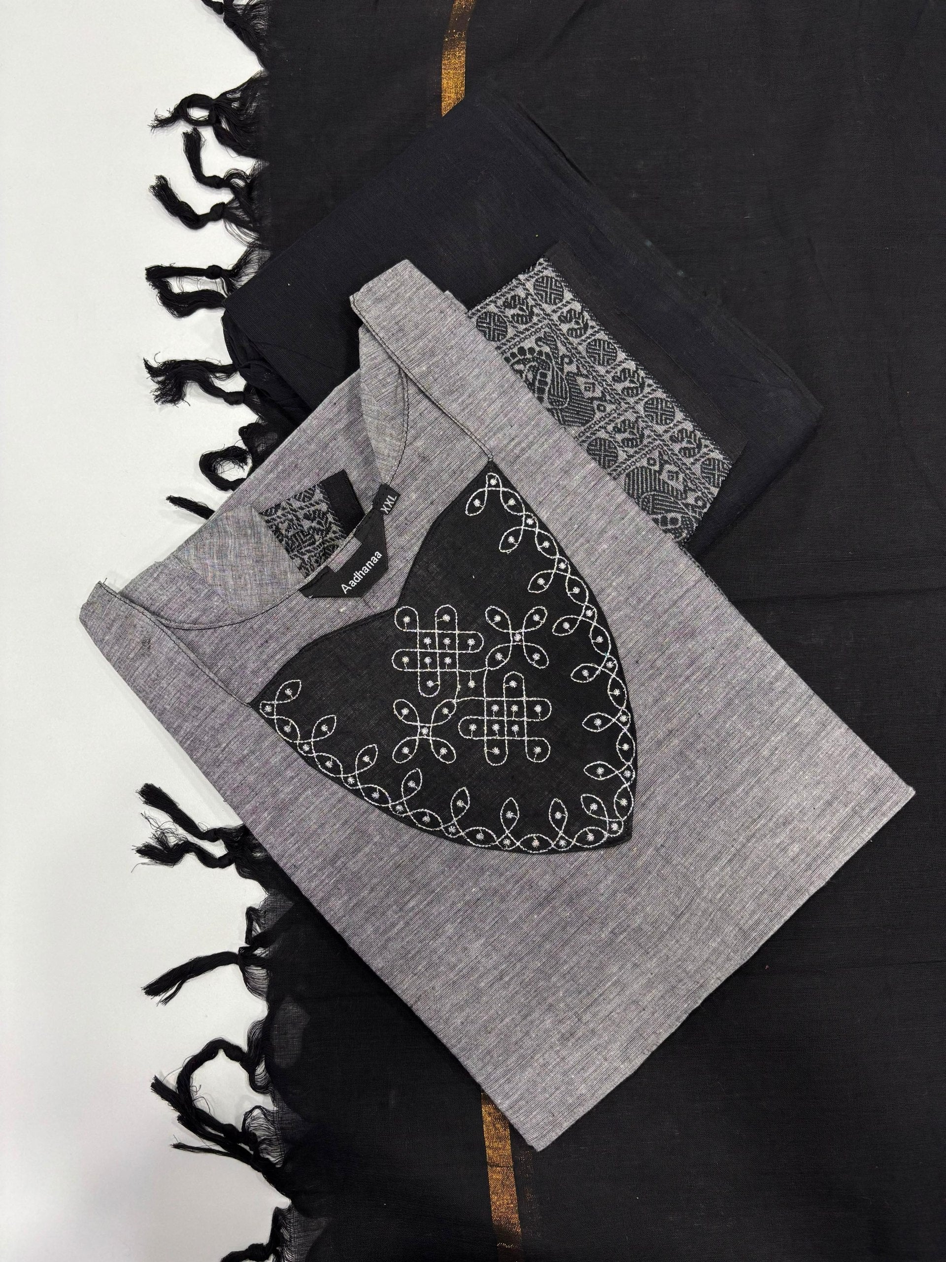 SS6558 Premium Handloom Cotton Salwar Set