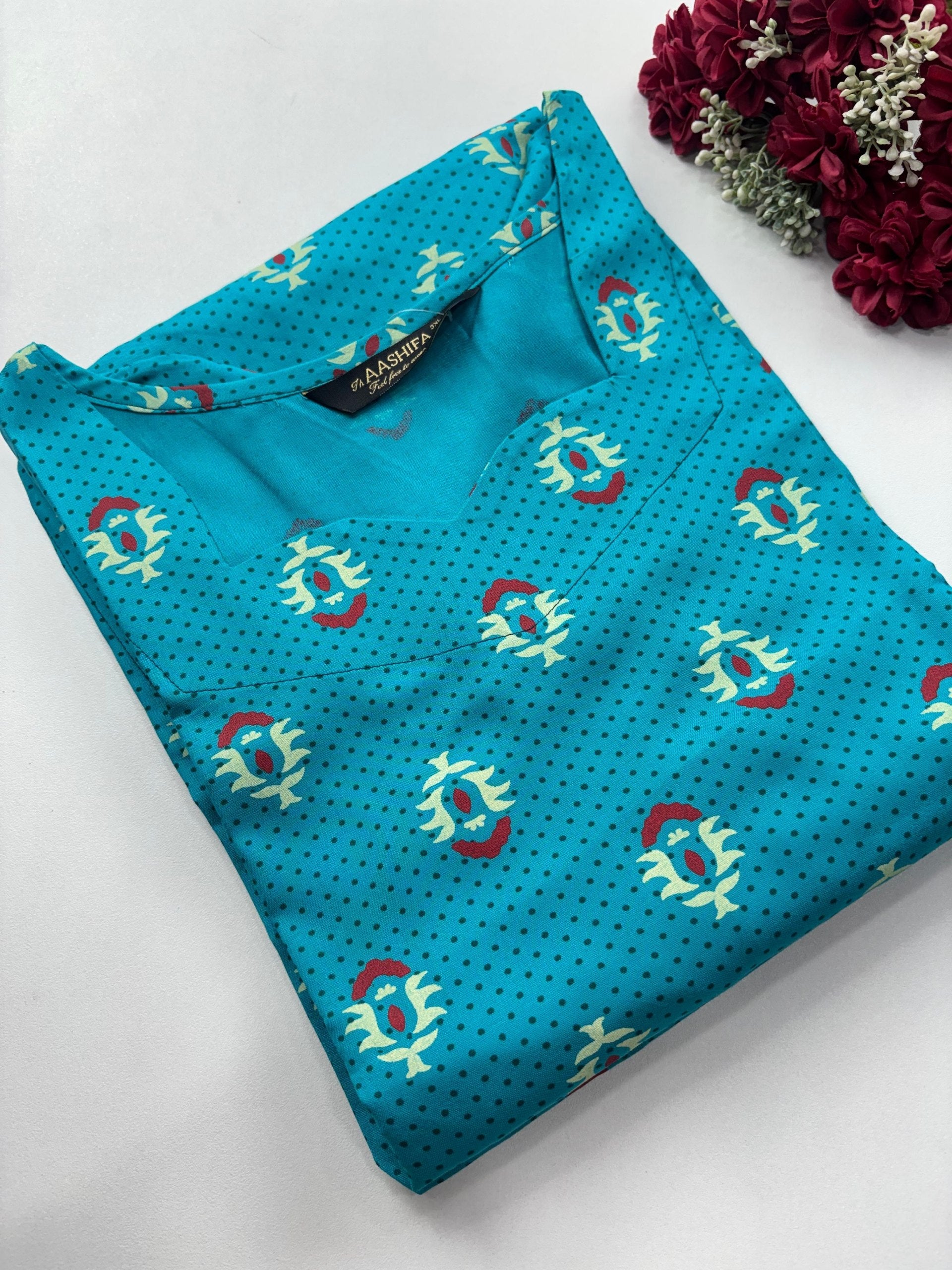 SS6618 Regular Wear Side Open Kurti