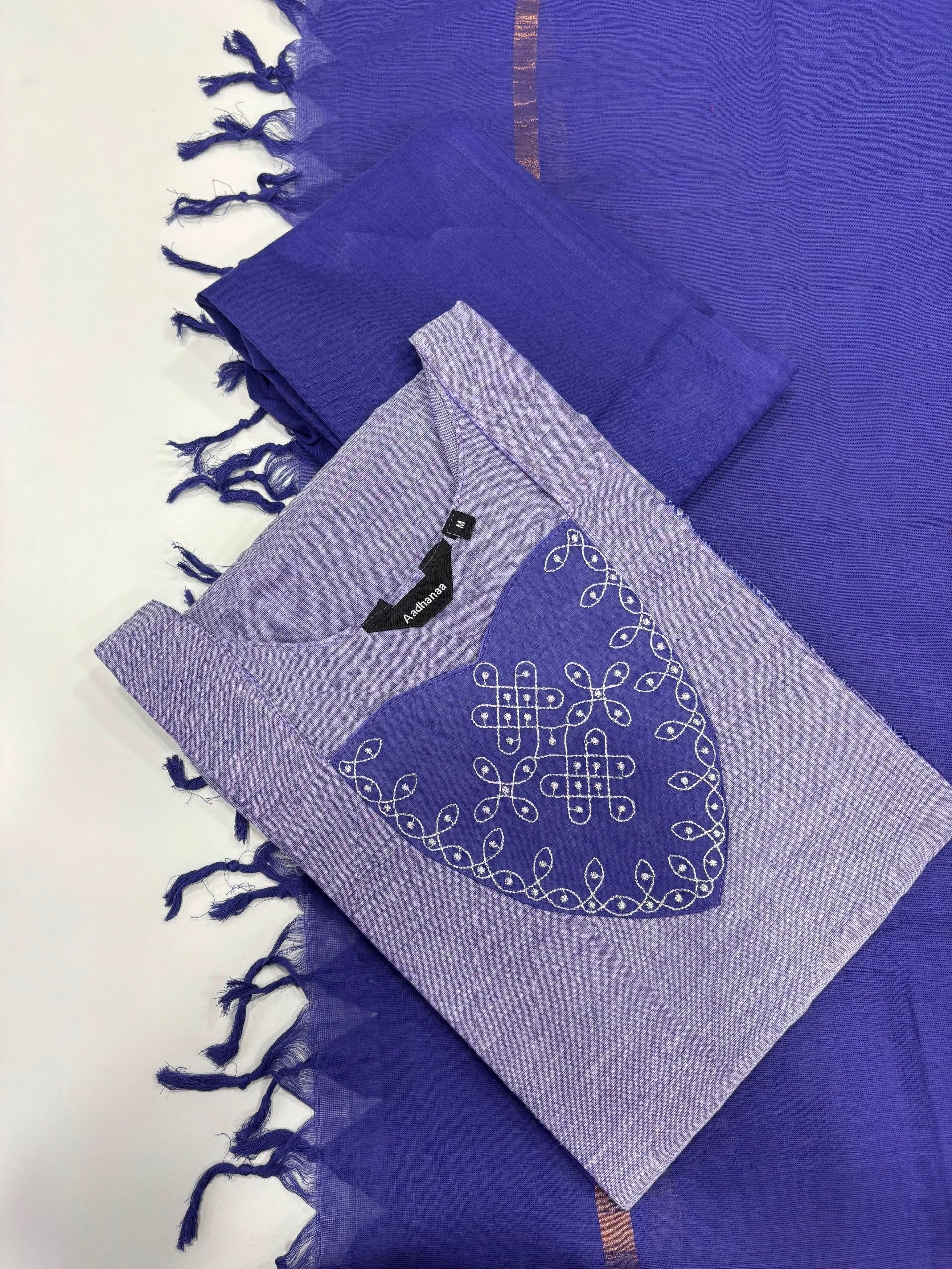 SS6630 Premium Handloom Cotton Salwar Set