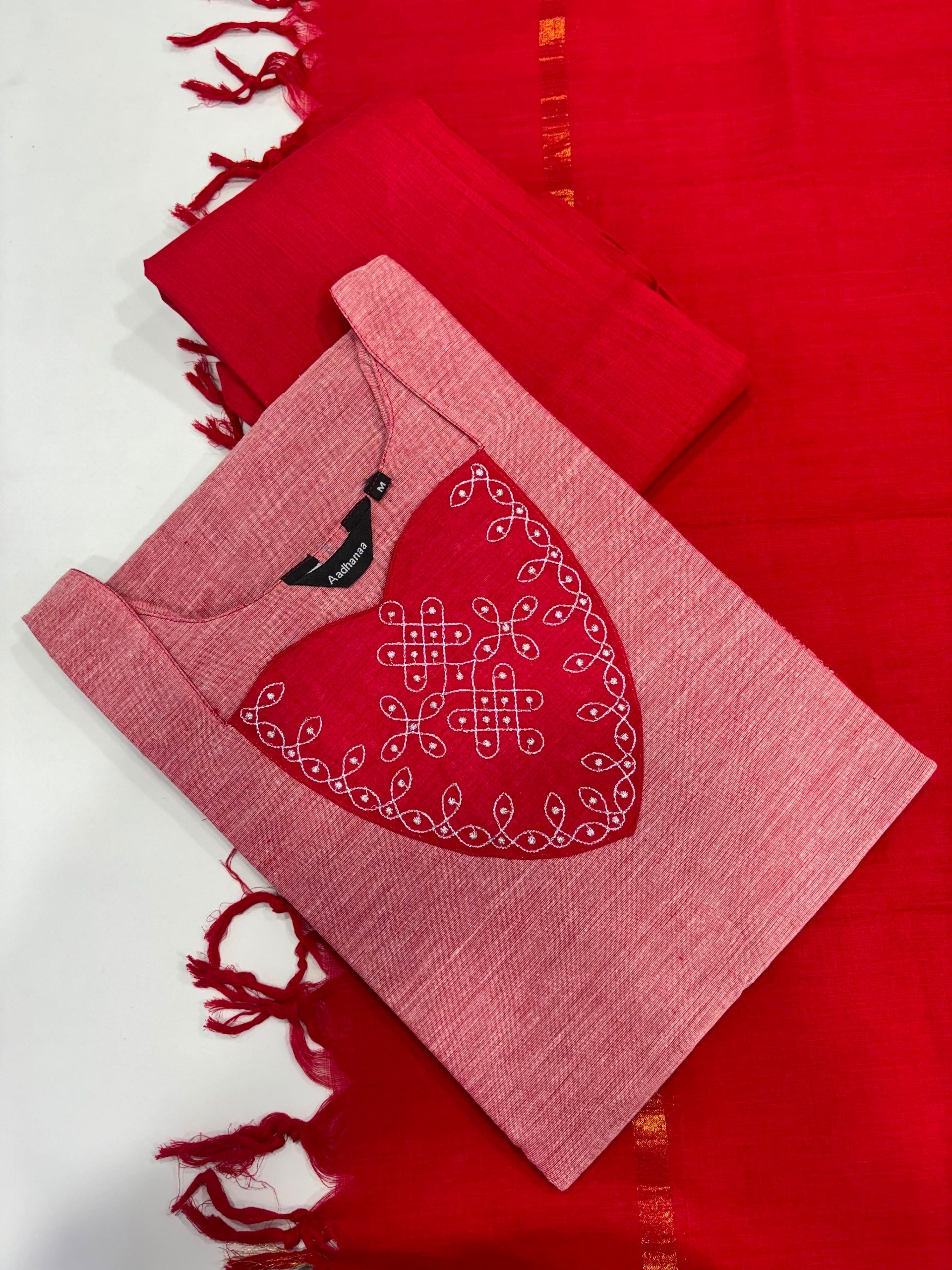 SS6632 Premium Handloom Cotton Salwar Set