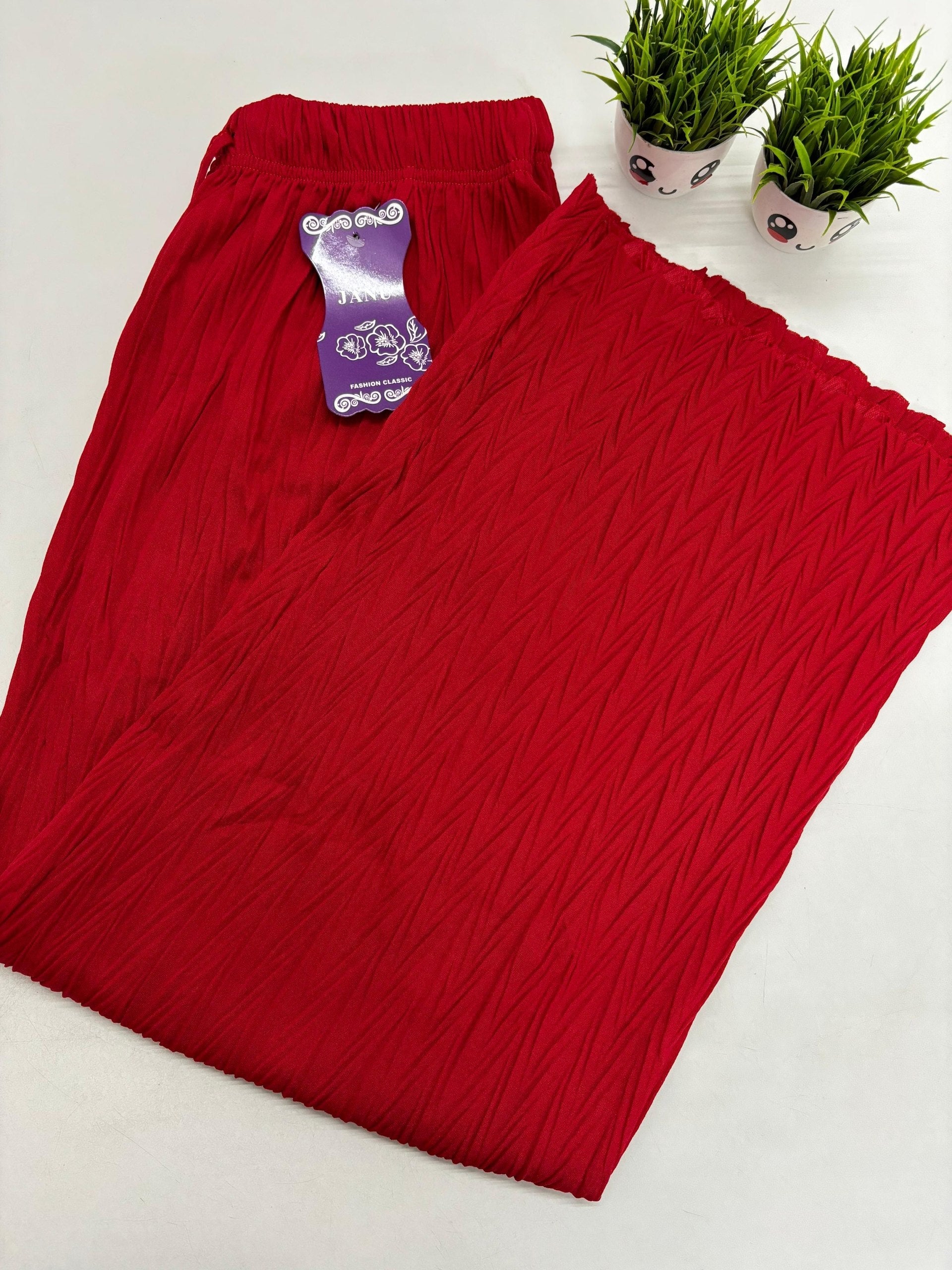 SS6870 Palazzo Pants Red