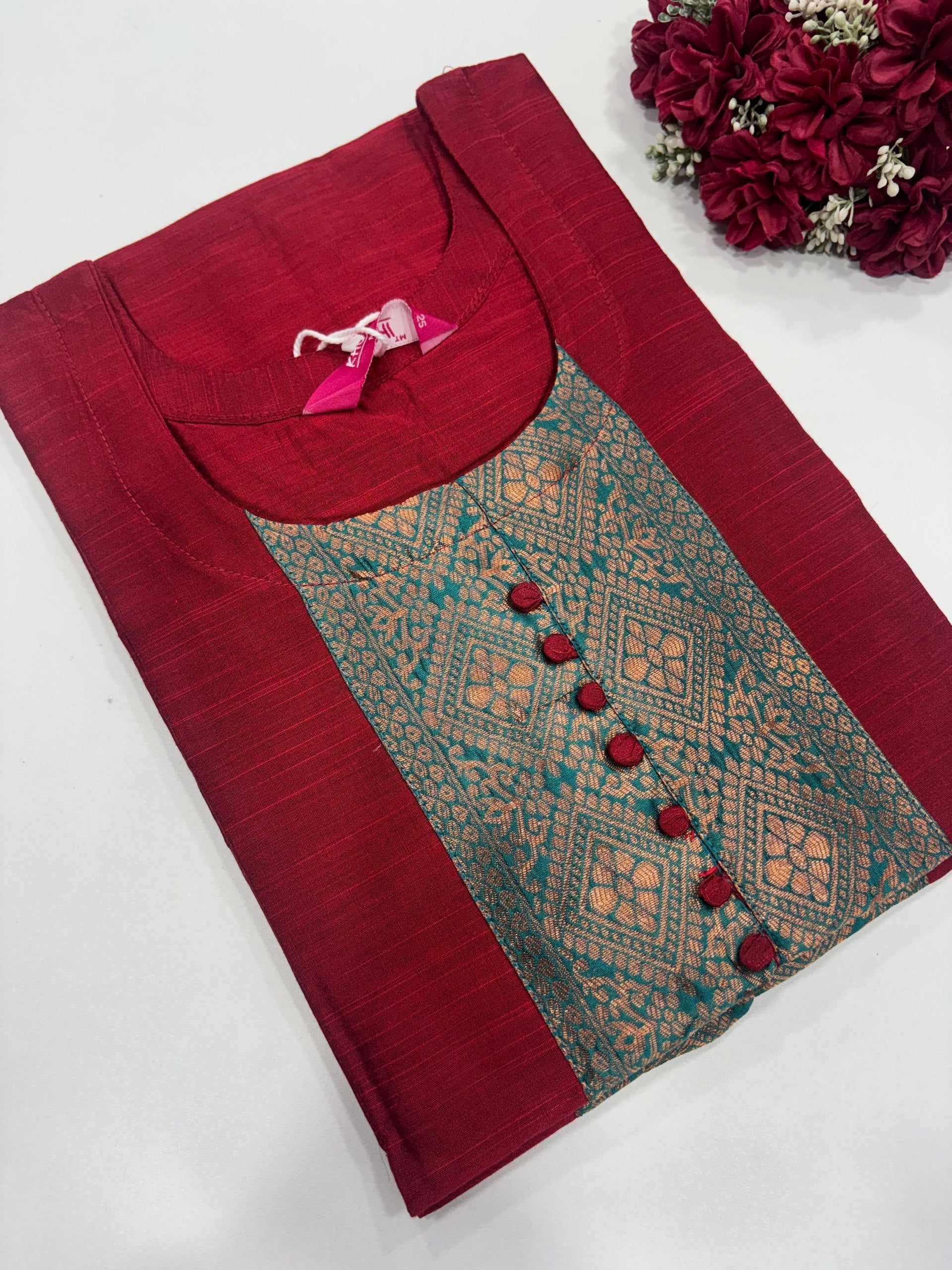 SS6940 Semi Raw Silk
