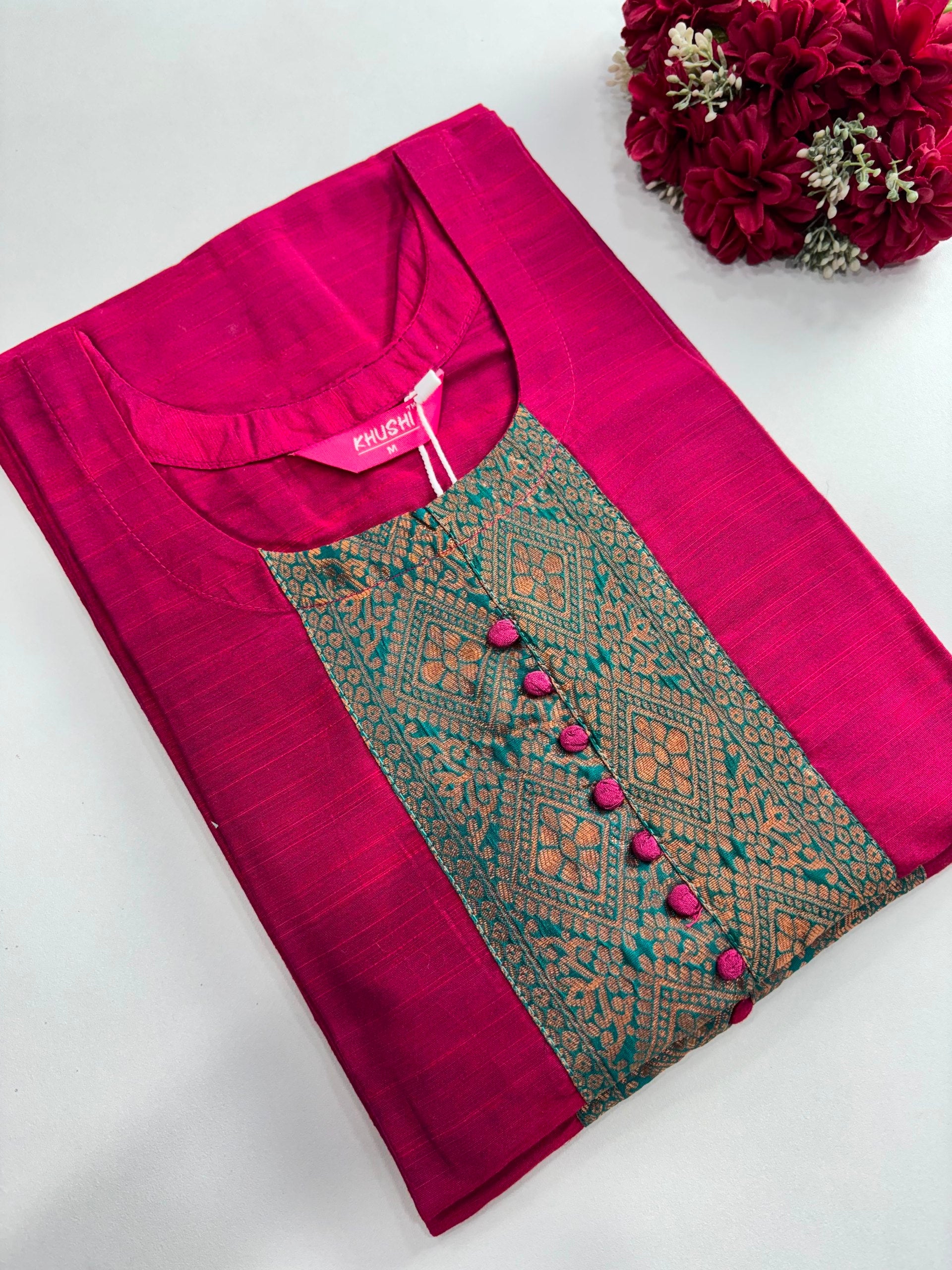 SS6941 Semi Raw Silk