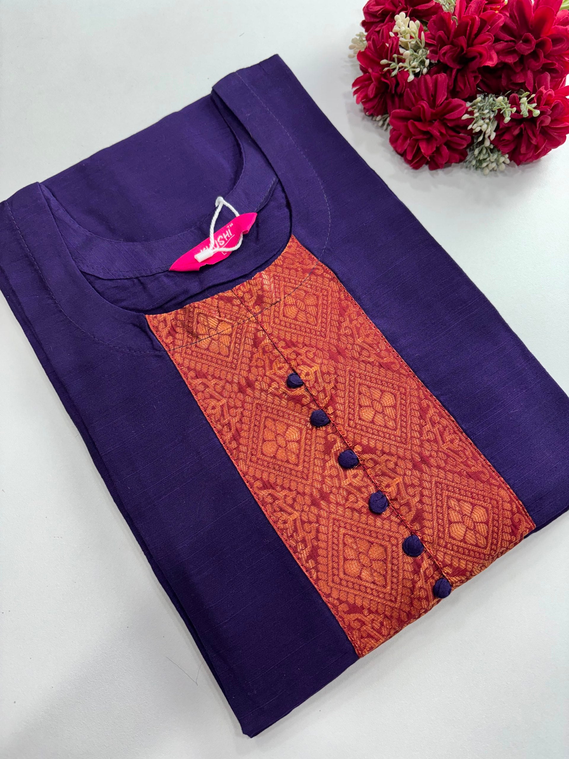 SS6943 Semi Raw Silk