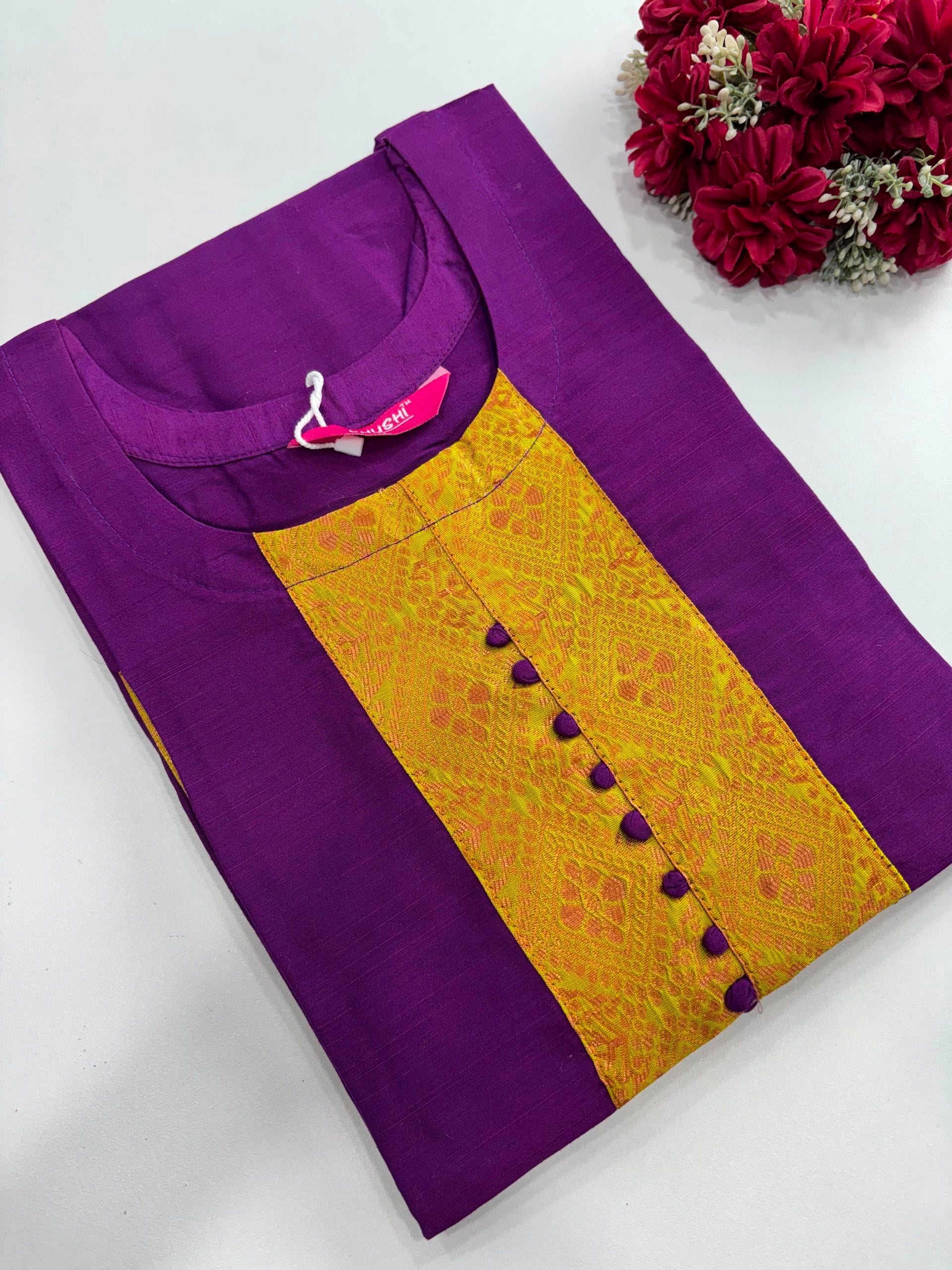 SS6944 Semi Raw Silk