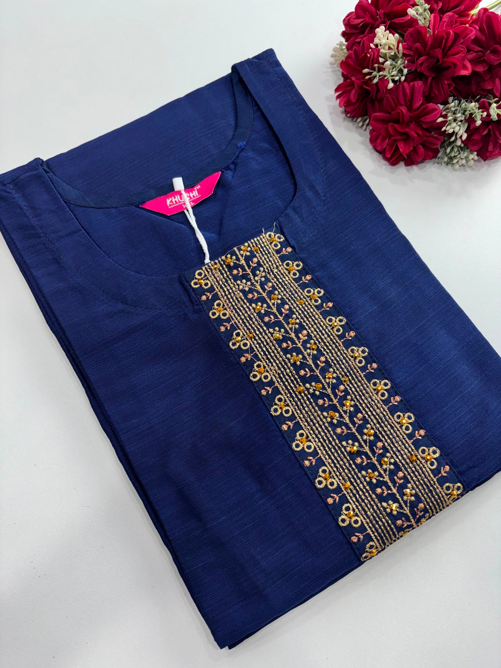 SS6954 Semi Raw Silk
