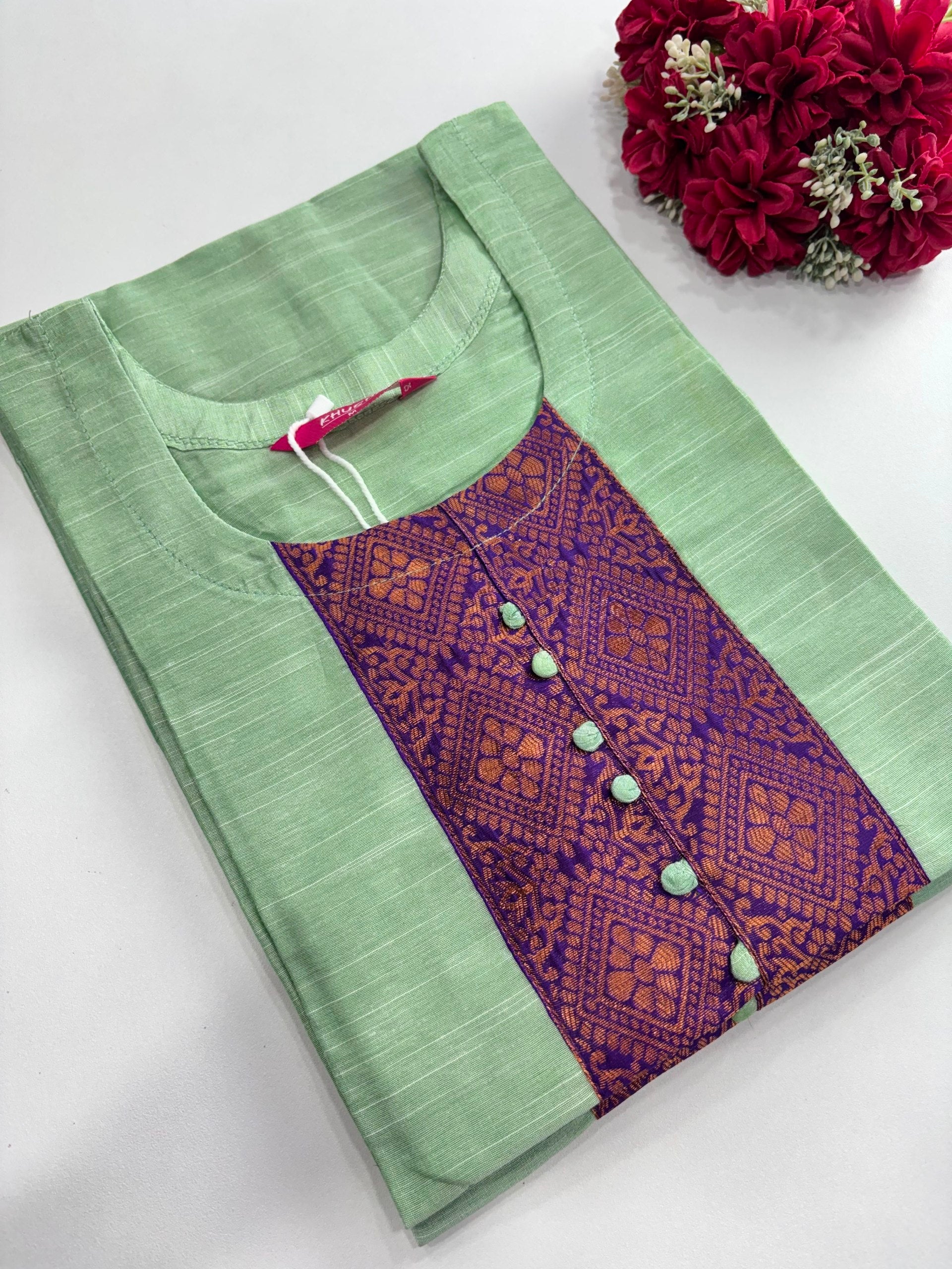 SS6955 Semi Raw Silk