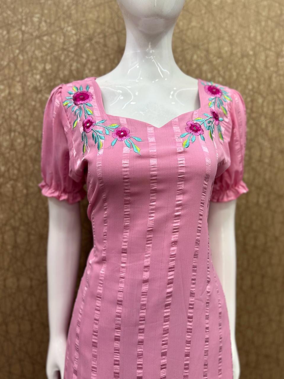 Chiffon A Line Frock