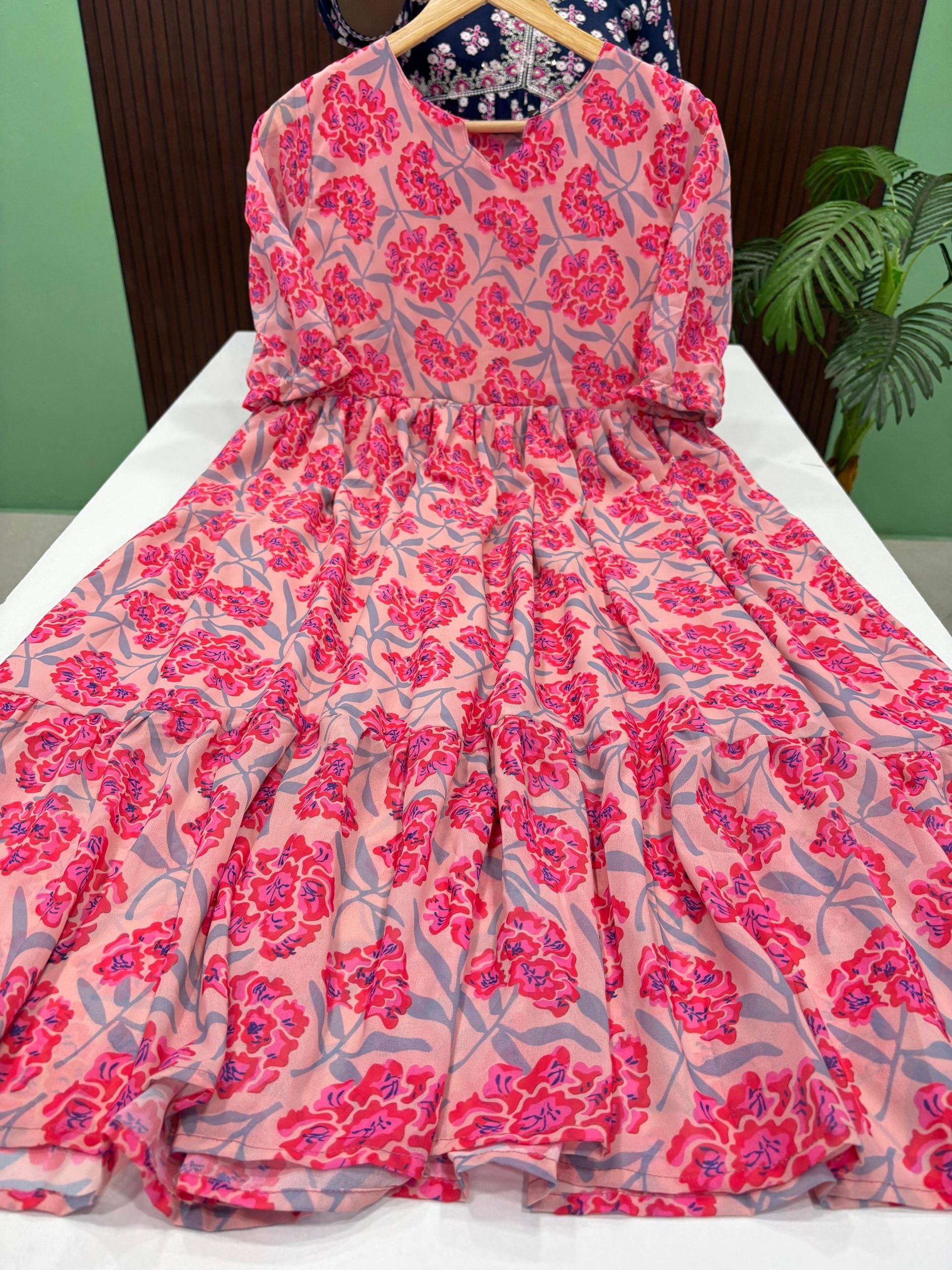 Flared Georgette Maxi