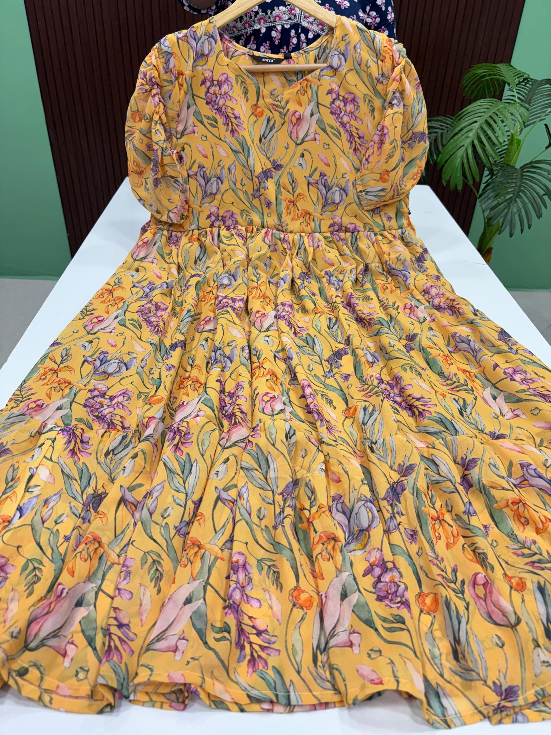 Flared Georgette Maxi