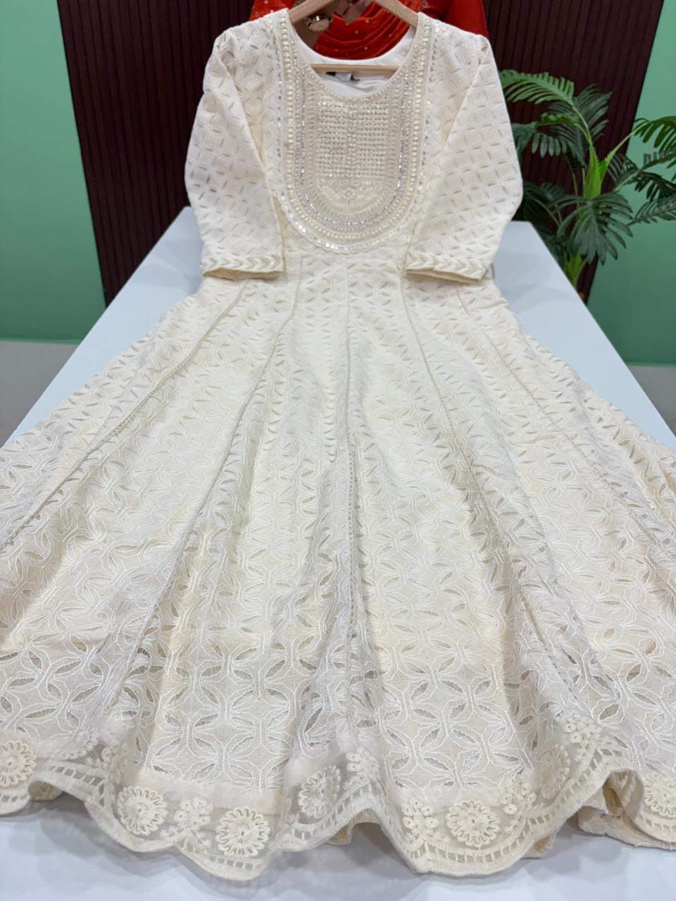 Premium Lace Anarkali Dress