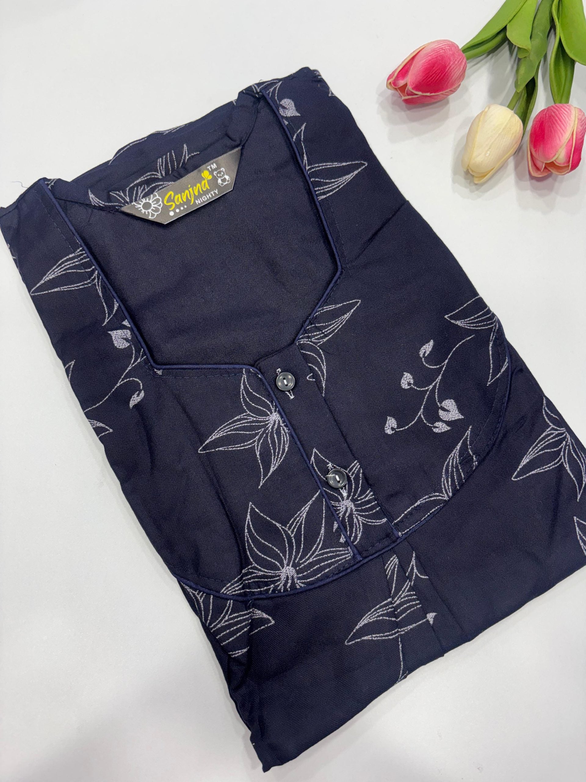 Women's Printed Alphine Nighty