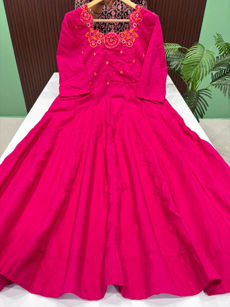 Full Length Mul Cotton Maxi