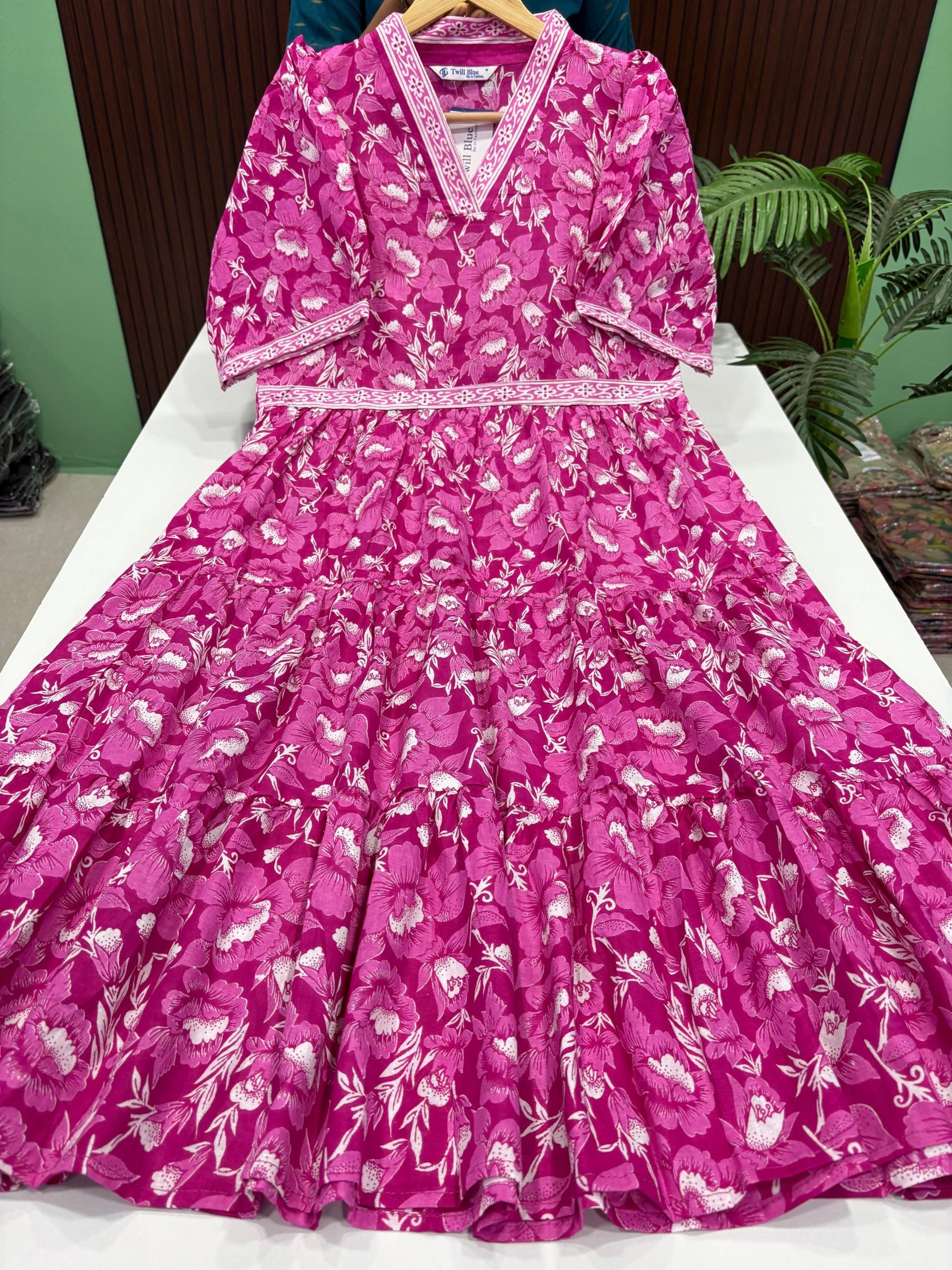 Cotton 3 tiered Frock