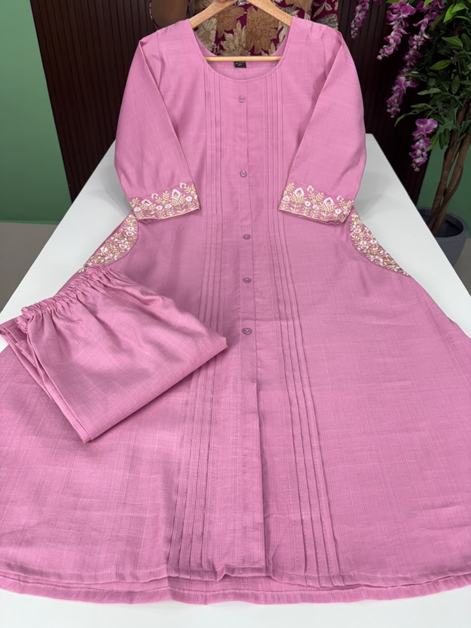 SS6633 Trendy Vatican Co-ord Set - LIGHT PINK