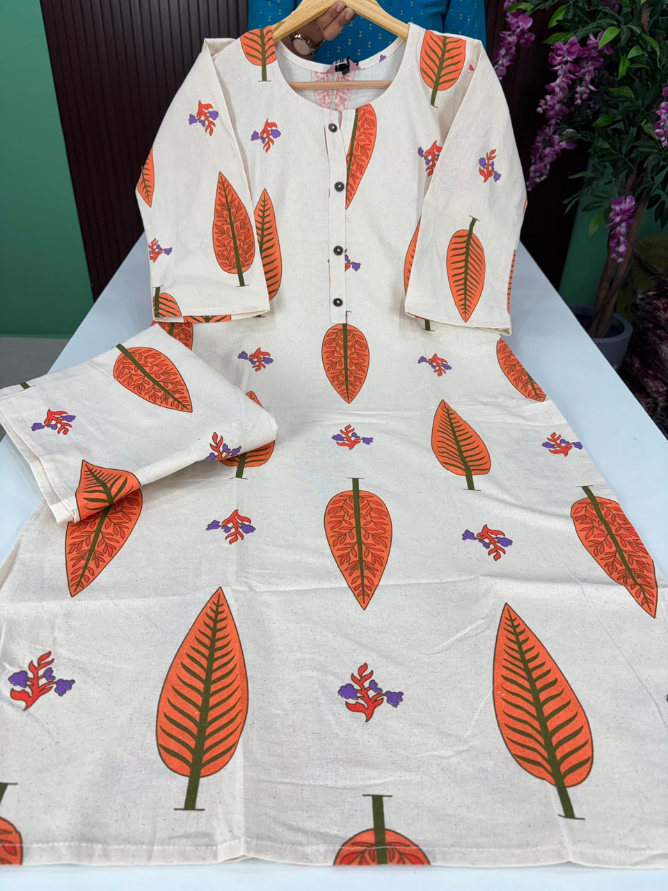 SS6820 Khadi Cotton Co-ord Set
