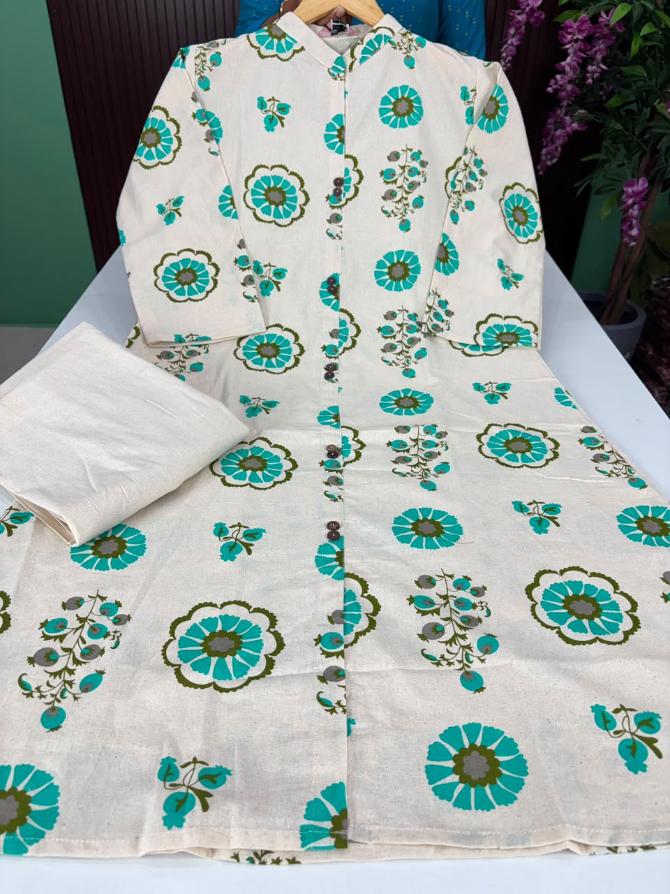 SS6821 Khadi Cotton Co-ord Set