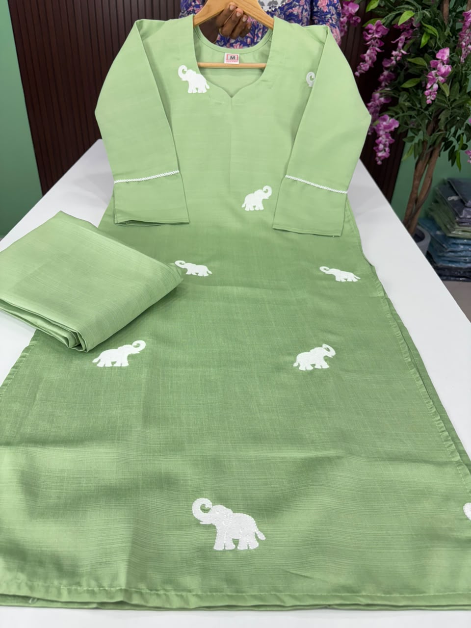 SS7045 Trendy Vatican Co-ord Set - Elephant Design