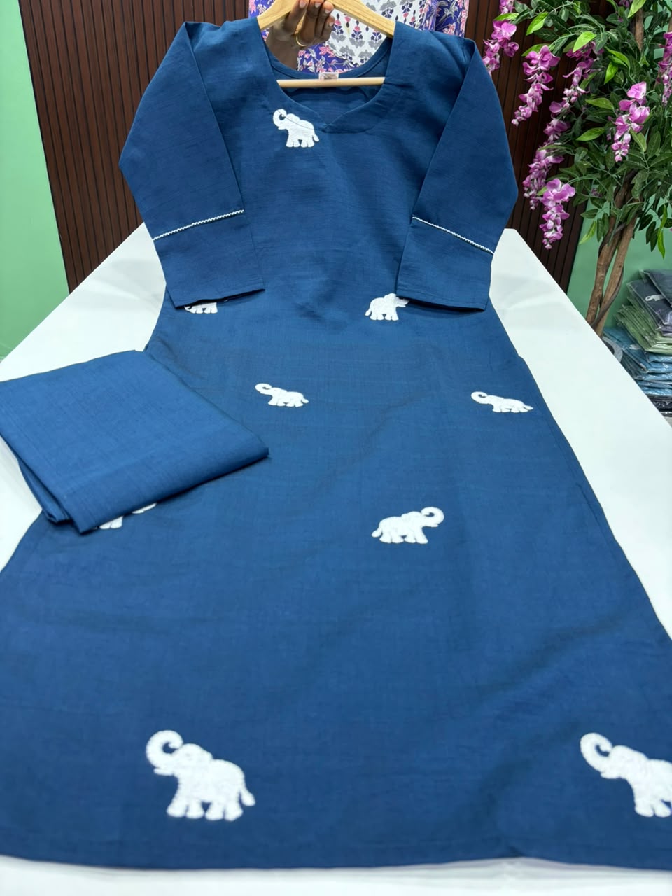 SS7043 Trendy Vatican Co-ord Set - Elephant Design