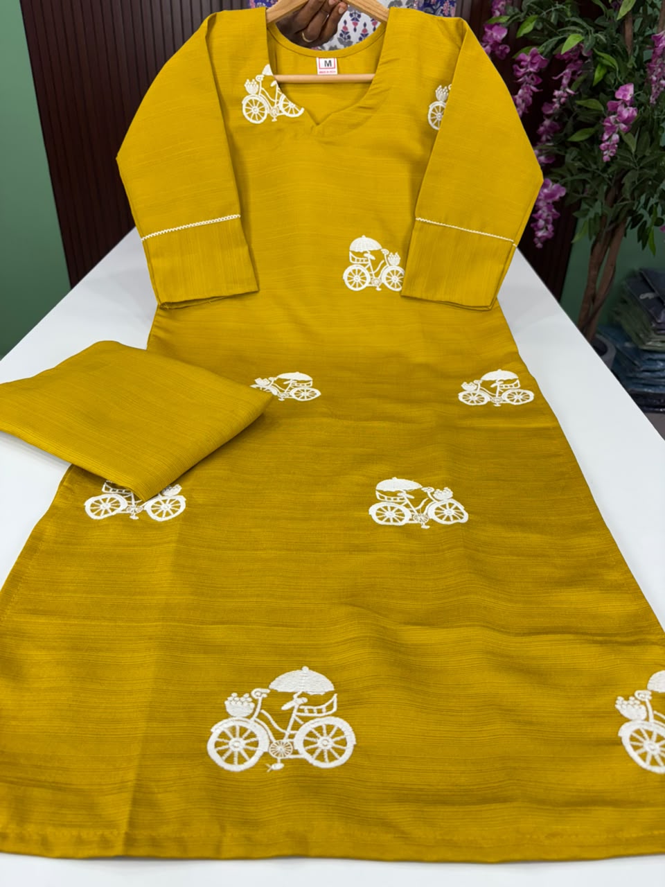 SS7050 Trendy Vatican Co-ord Set -Bycycle Design