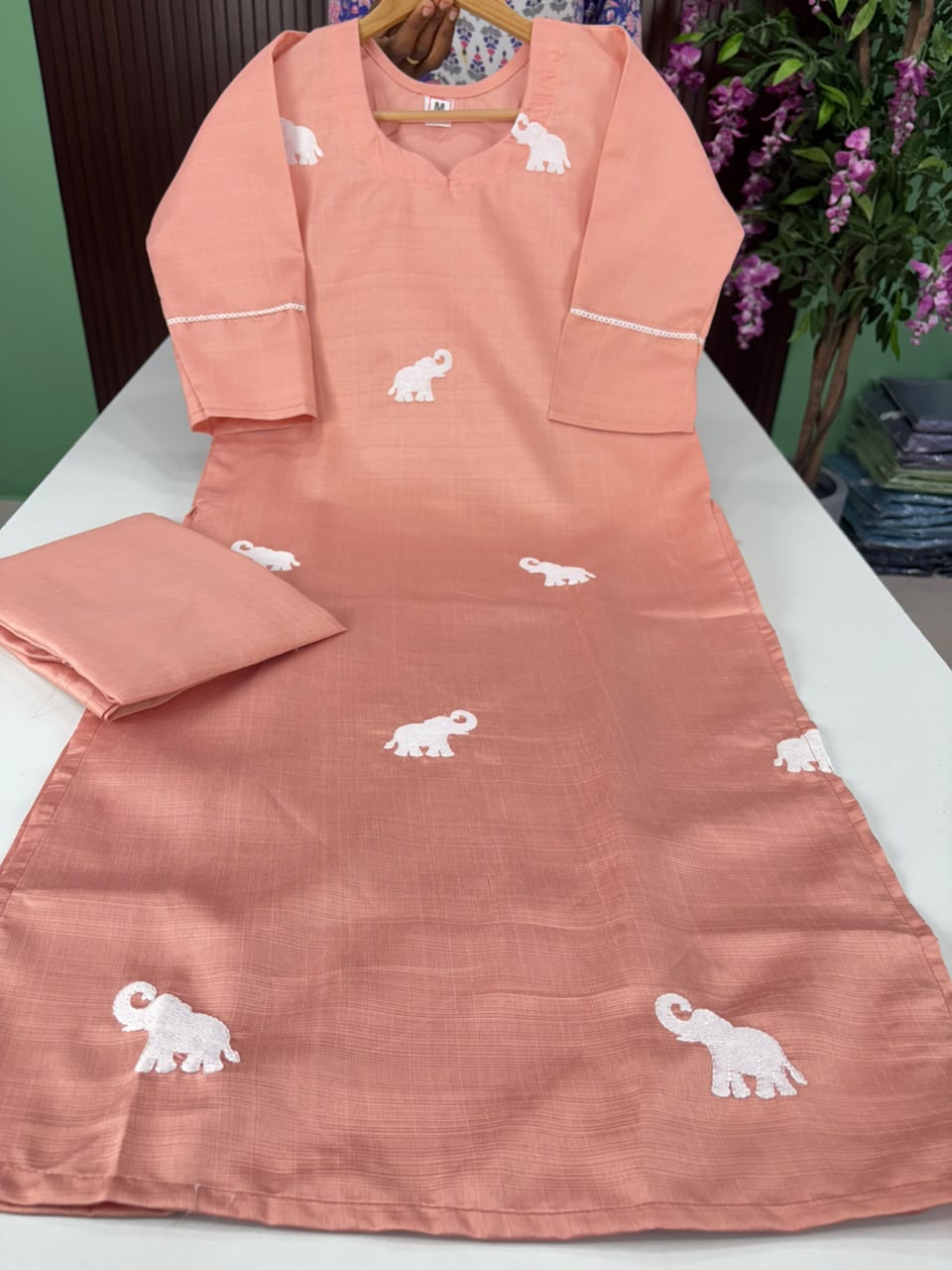 SS7049 Trendy Vatican Co-ord Set - Elephant Design
