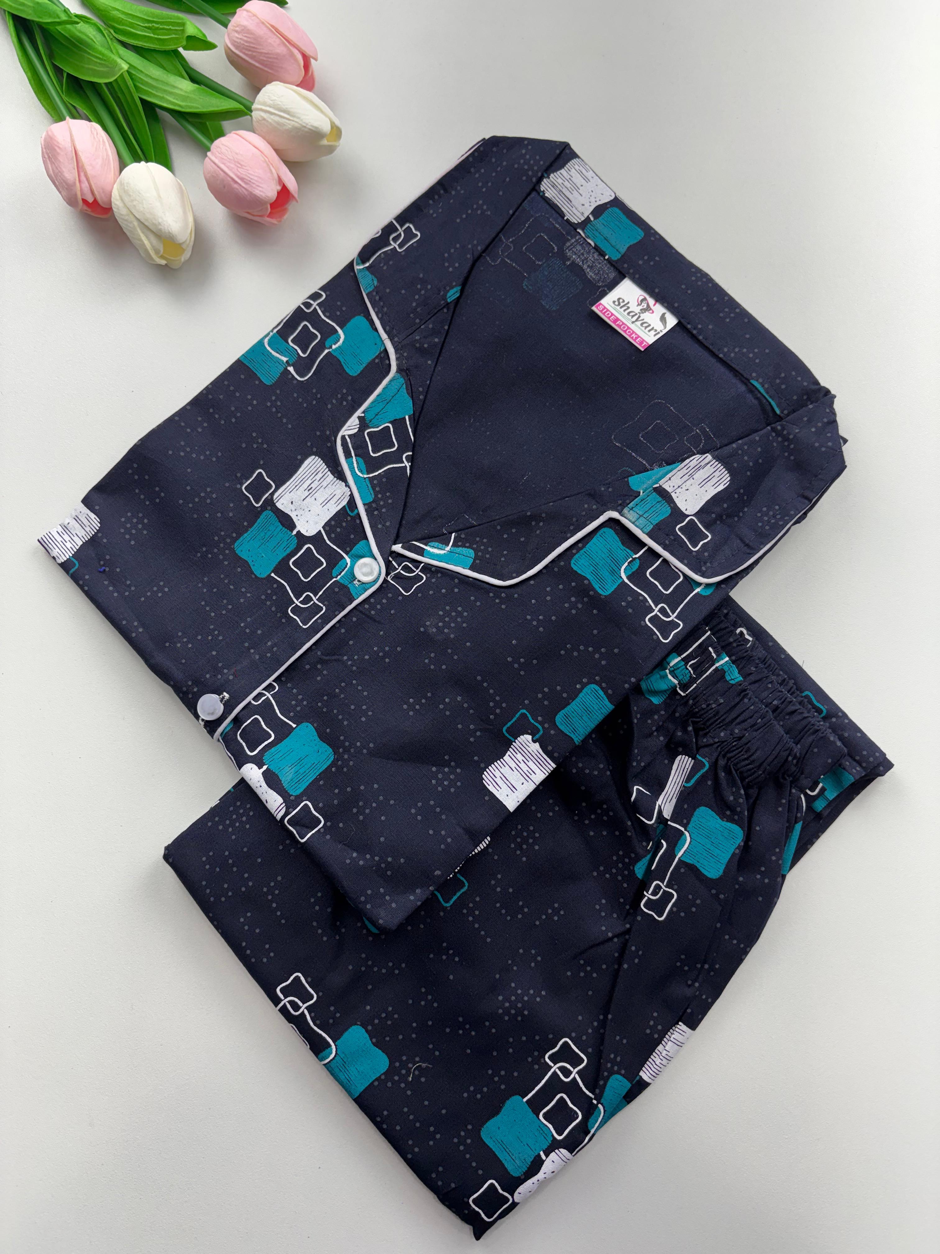 SS7097 Women’s Cotton Shirt and Pajama Set