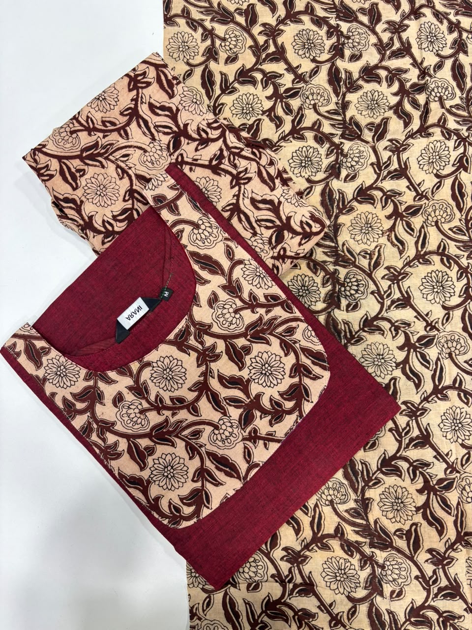 SS7168 Kalamkari Cotton Salwar Set