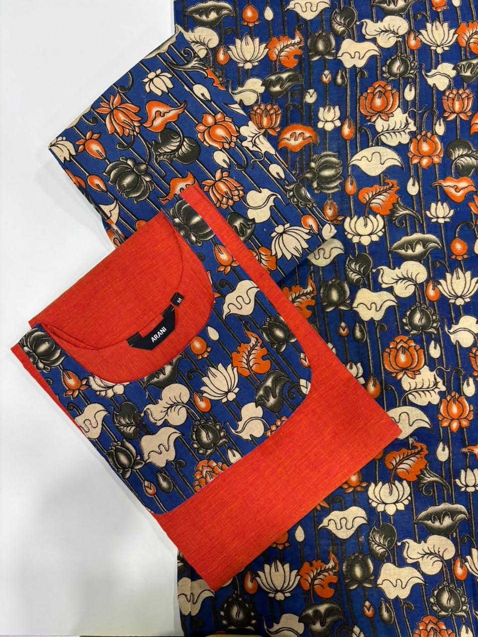 SS7173 Kalamkari Cotton Salwar Set