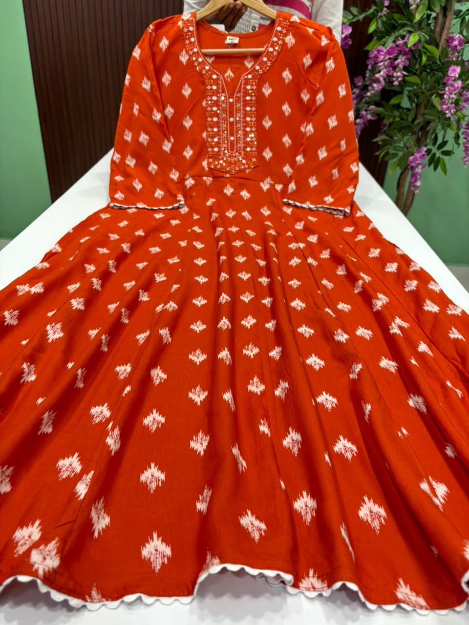 SS7183 Full Length Flared Anarkali