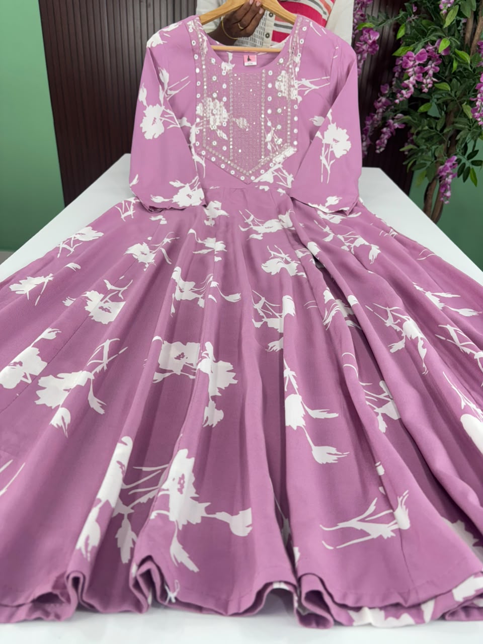 SS7187 Full Length Flared Anarkali