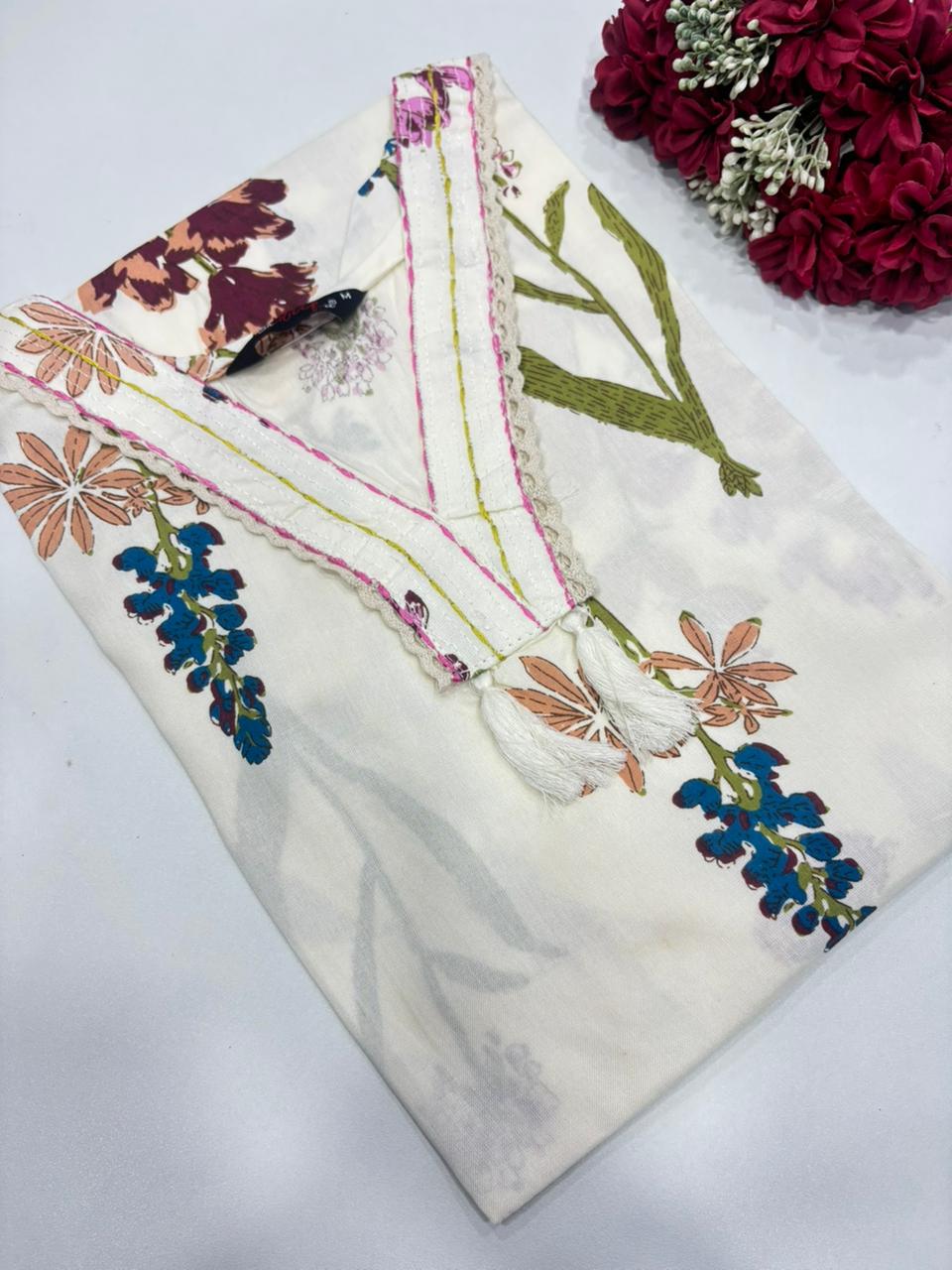 SS7258 Elegant Office Wear Rayon Kurti