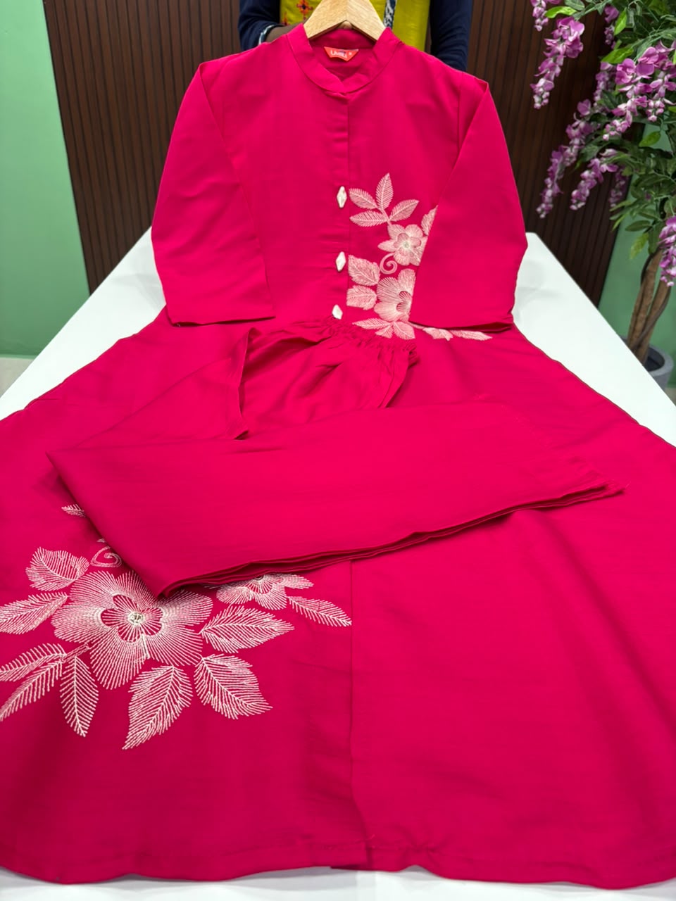 SS7247 Vatican Co-ord Set - MAGENTA PINK